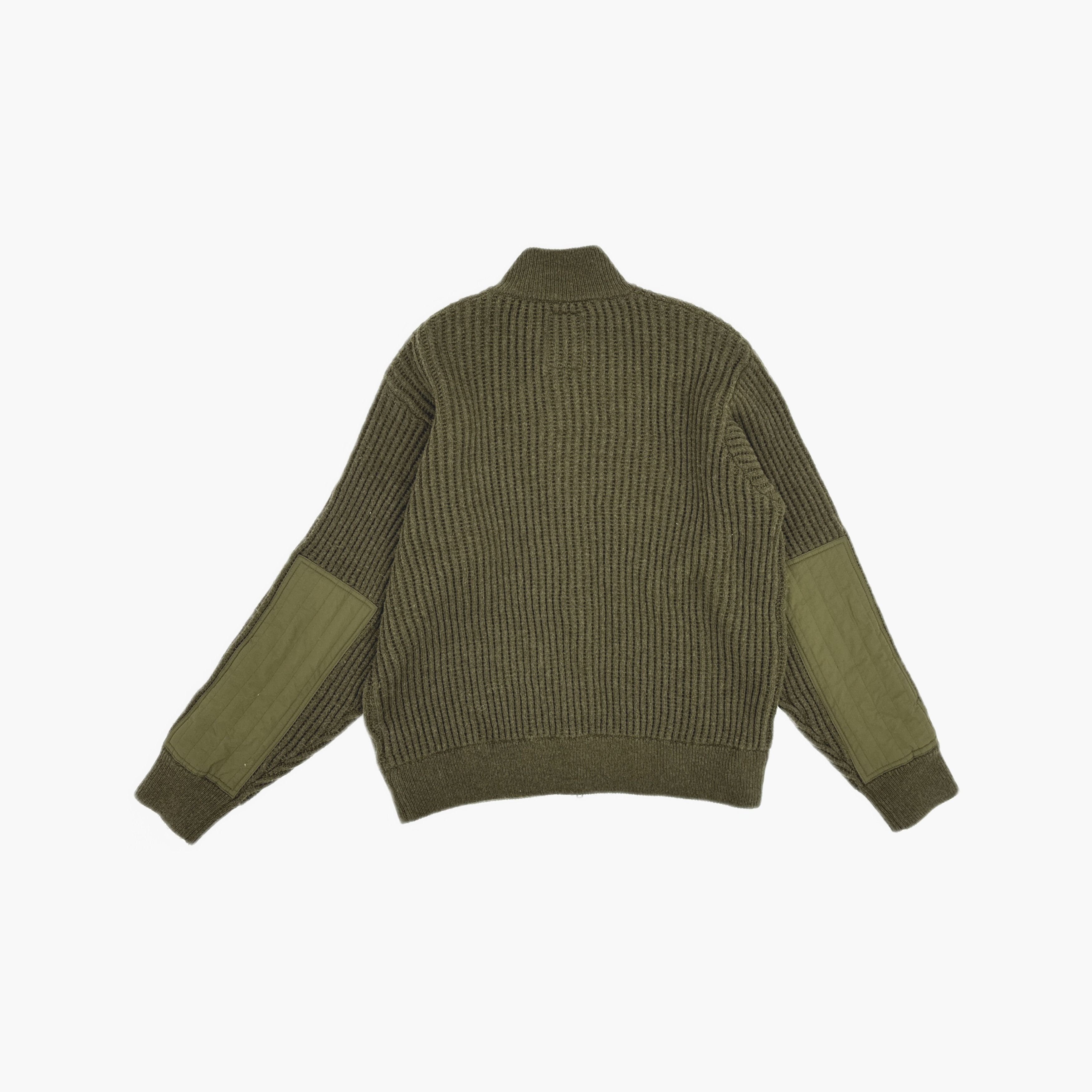 Stussy Stussy Elbow Patch Zip Knit Sweater XL Size US XL / EU 56 / 4 - 2 Thumbnail
