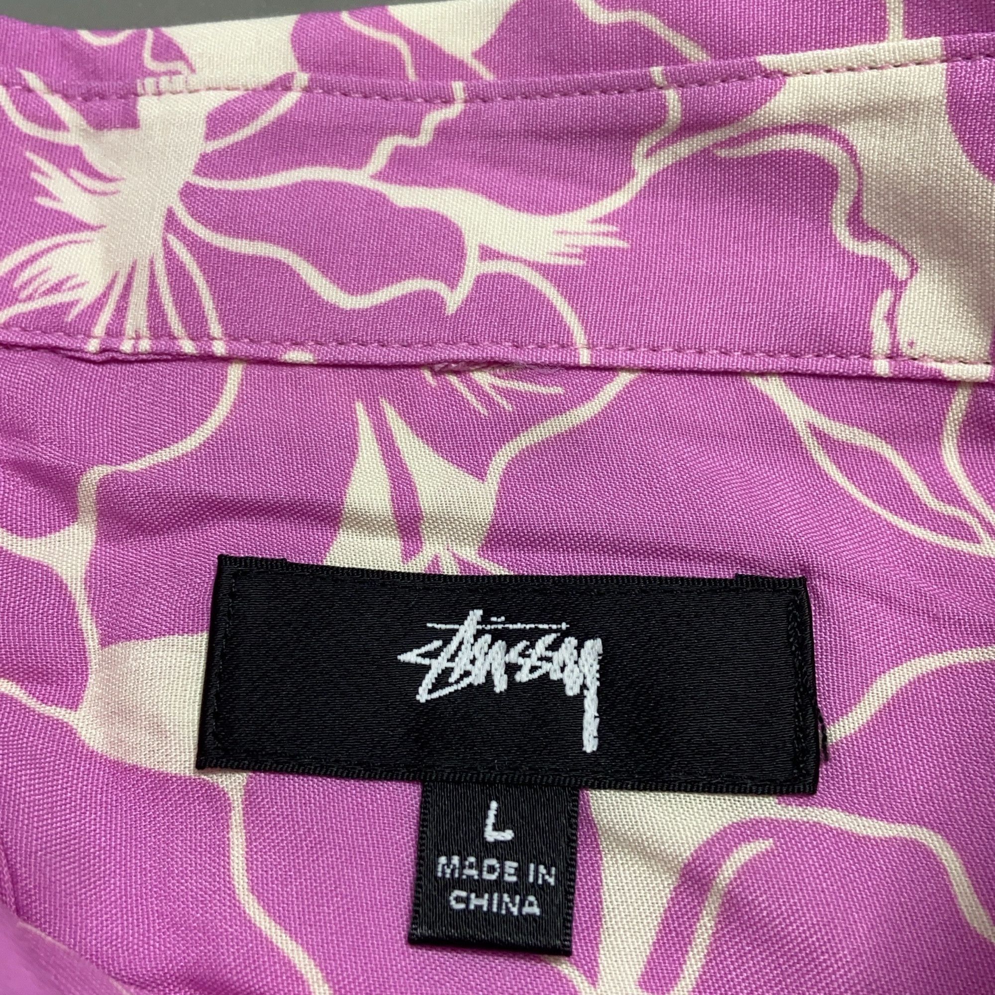 Stussy Stussy Floral Print Short Sleeve Button Up Shirt Size L Size US L / EU 52-54 / 3 - 3 Thumbnail