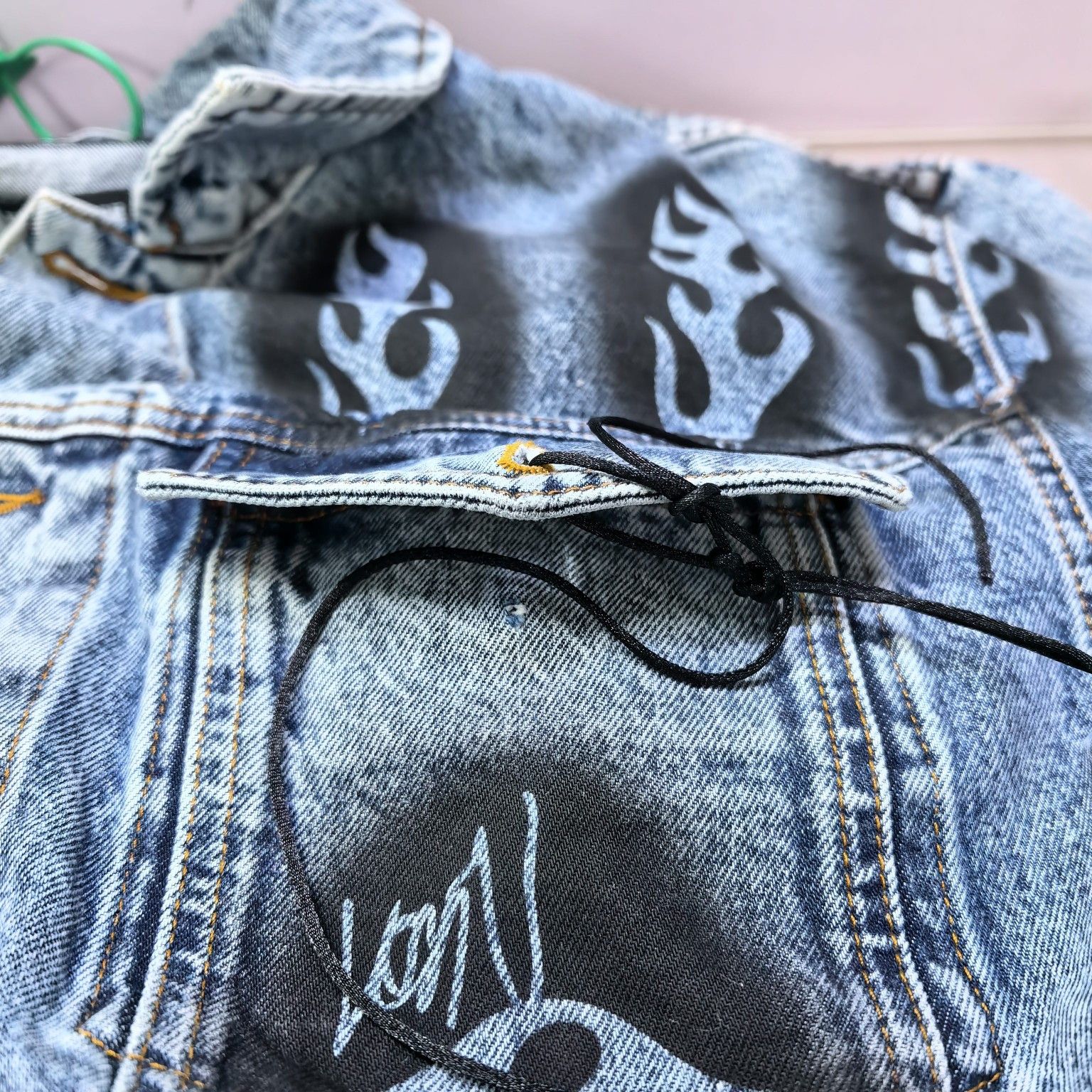 Dries Van Noten × Stussy Stussy x Dries Van Noten Graffiti Denim Jacket XL Size US XL / EU 56 / 4 - 9 Thumbnail