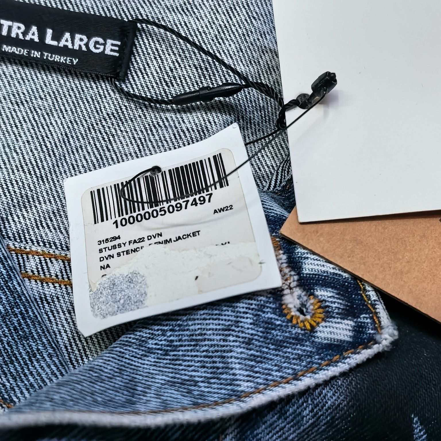 Dries Van Noten × Stussy Stussy x Dries Van Noten Graffiti Denim Jacket XL Size US XL / EU 56 / 4 - 5 Thumbnail