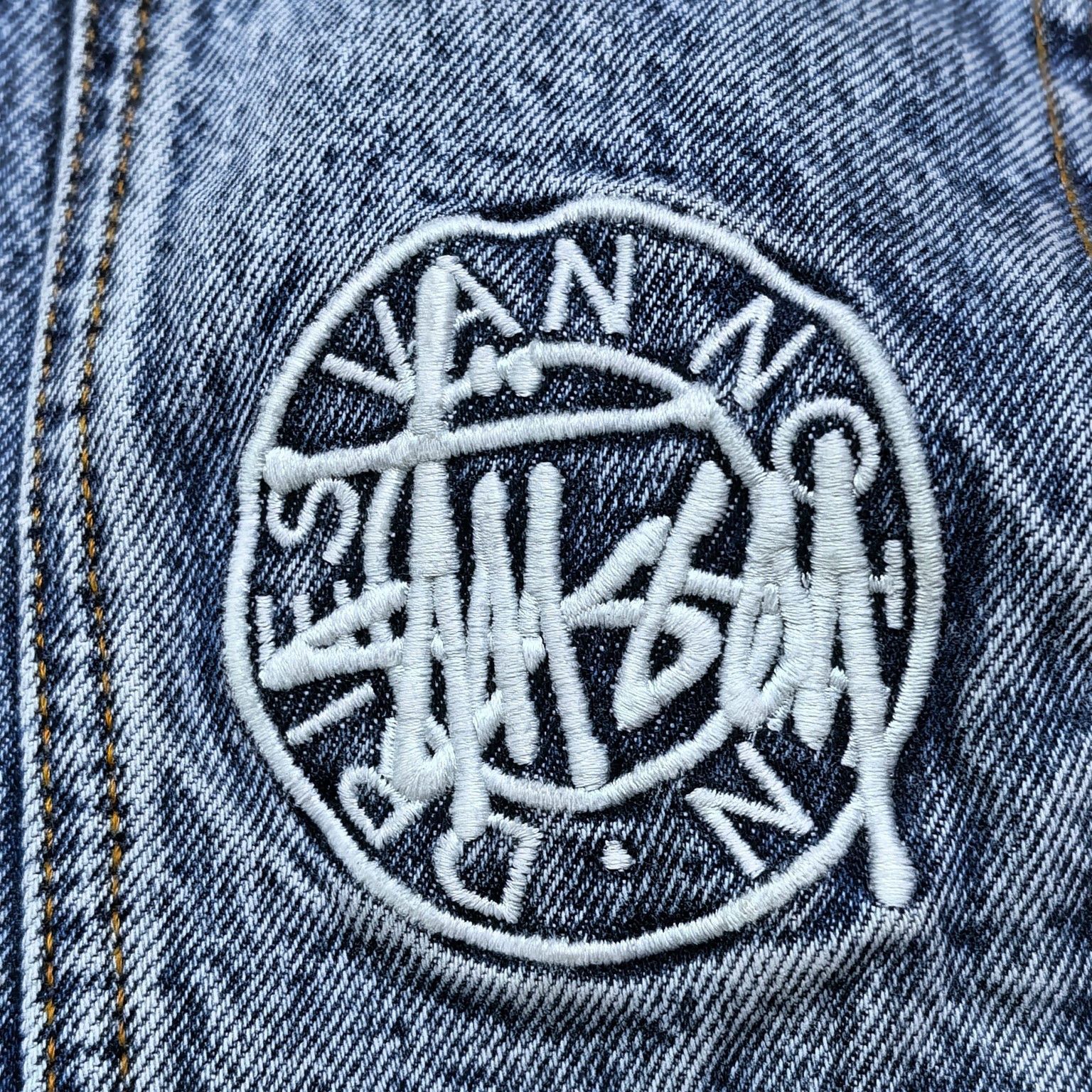 Dries Van Noten × Stussy Stussy x Dries Van Noten Graffiti Denim Jacket XL Size US XL / EU 56 / 4 - 6 Thumbnail