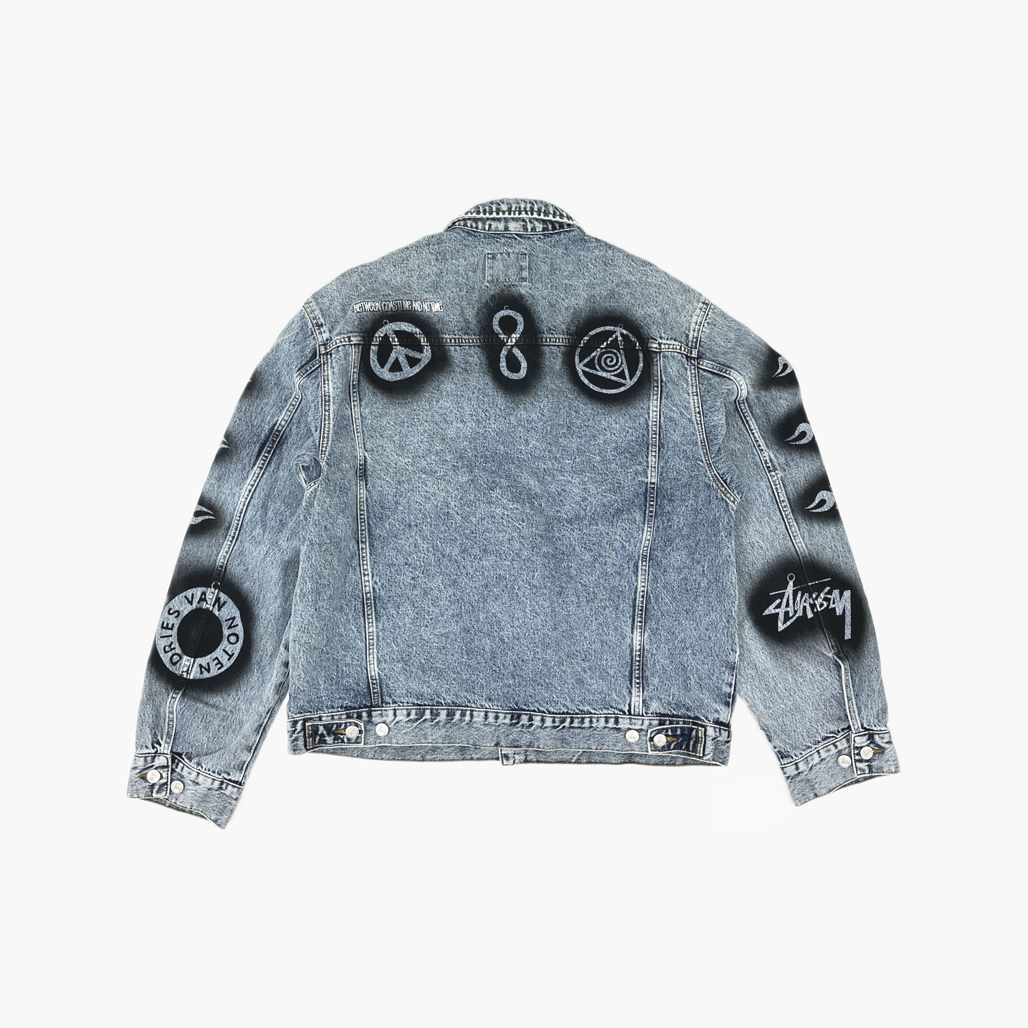 Dries Van Noten × Stussy Stussy x Dries Van Noten Graffiti Denim Jacket XL Size US XL / EU 56 / 4 - 2 Thumbnail