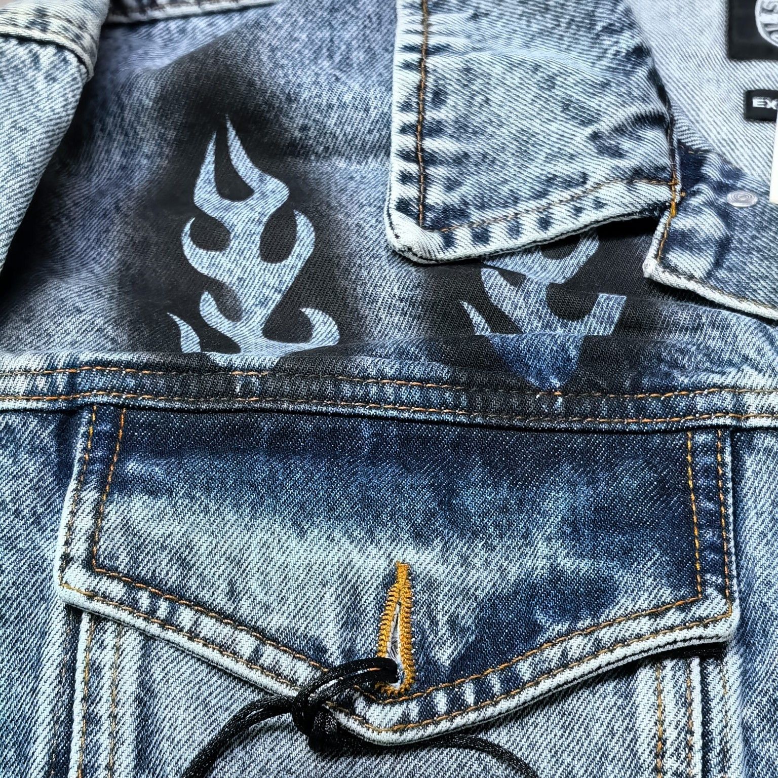 Dries Van Noten × Stussy Stussy x Dries Van Noten Graffiti Denim Jacket XL Size US XL / EU 56 / 4 - 3 Thumbnail
