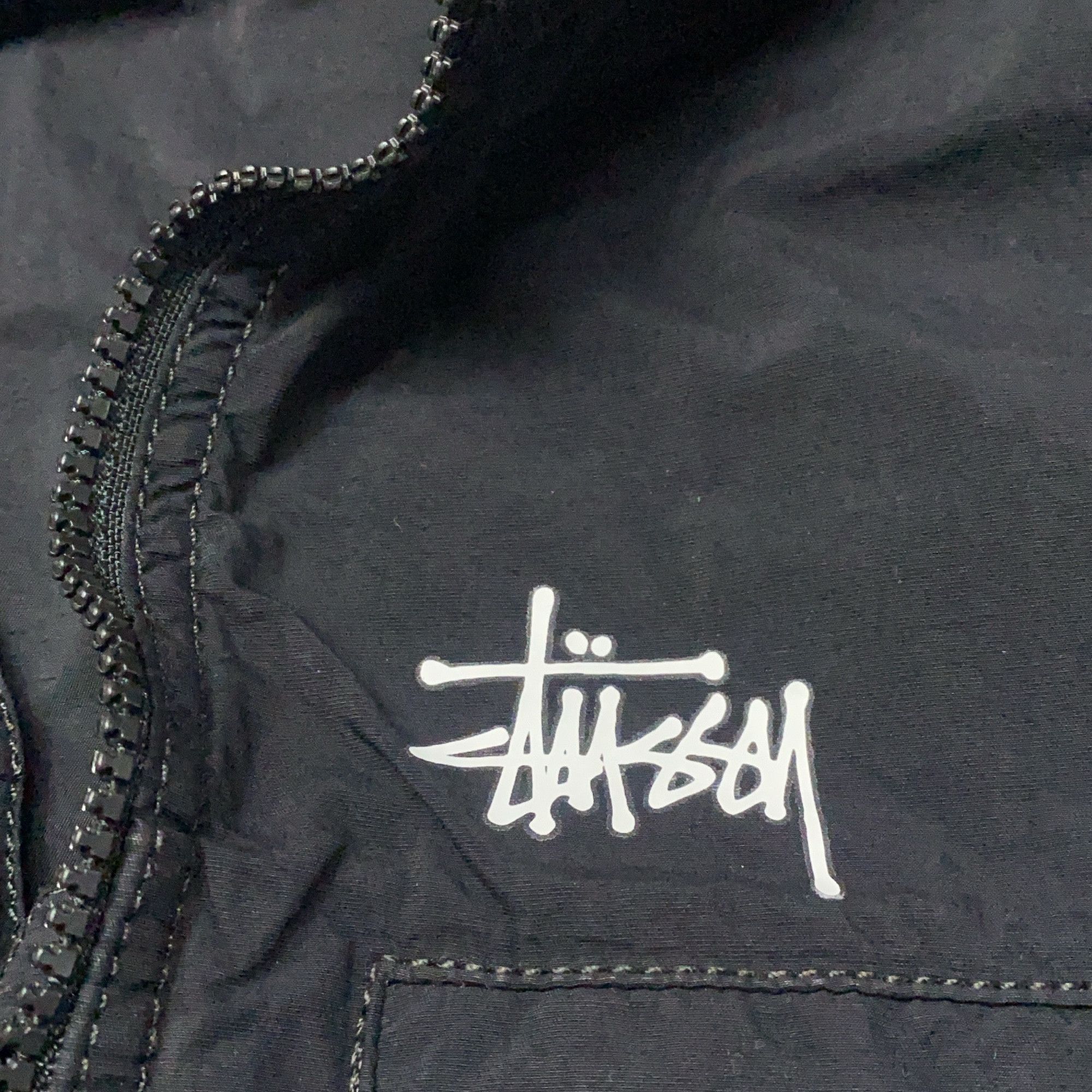 Stussy Stussy Logo Lightweight Hooded Jacket Size M Size US M / EU 48-50 / 2 - 4 Thumbnail