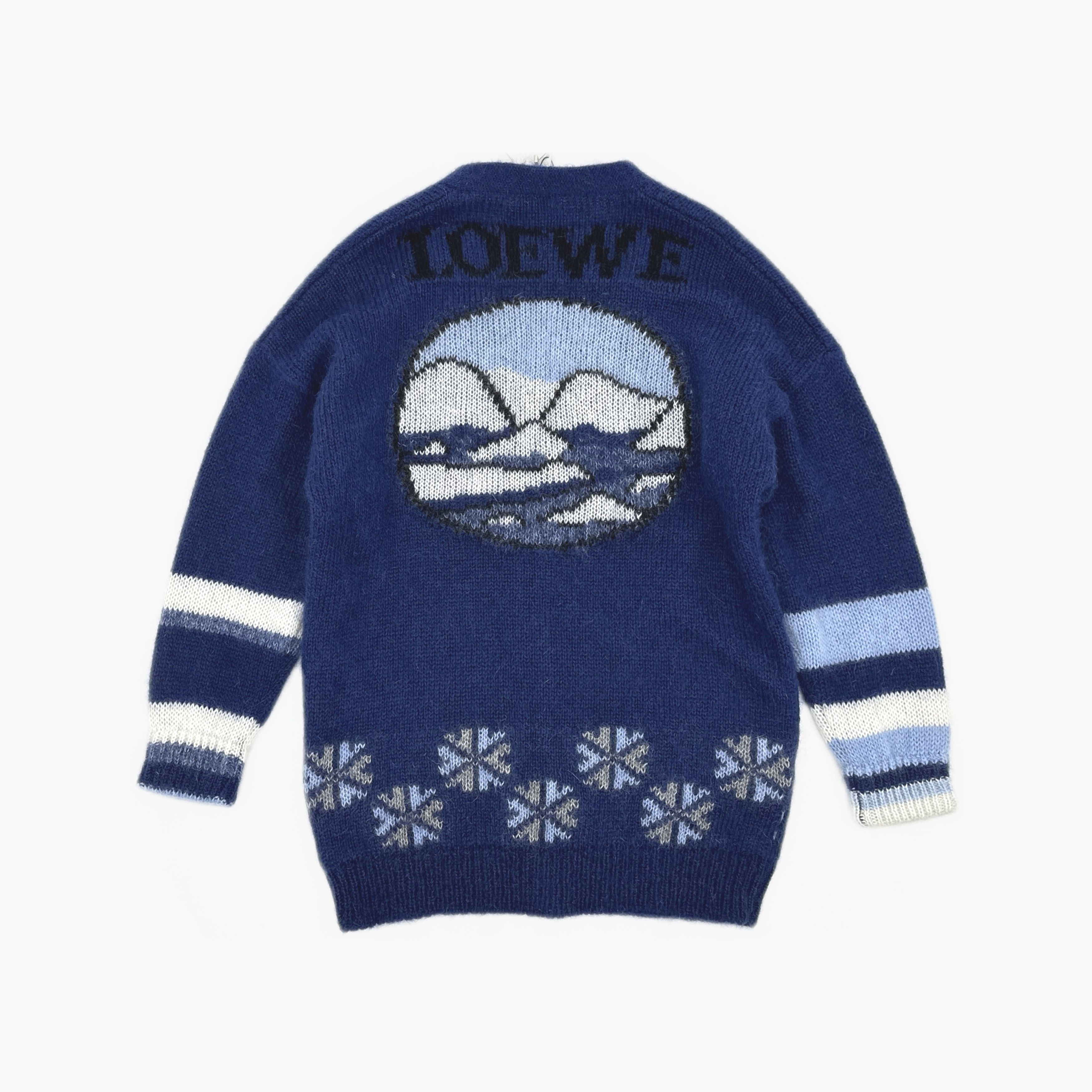 Loewe Loewe Polar Bear Mohair Blend Cardigan Size S Size S / US 4 / IT 40 - 2 Thumbnail