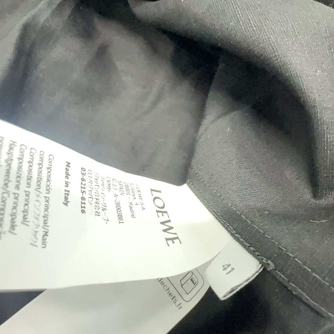 Loewe Loewe Paula's Ibiza Embroidered Logo Shirt Black Size L Size US L / EU 52-54 / 3 - 4 Thumbnail