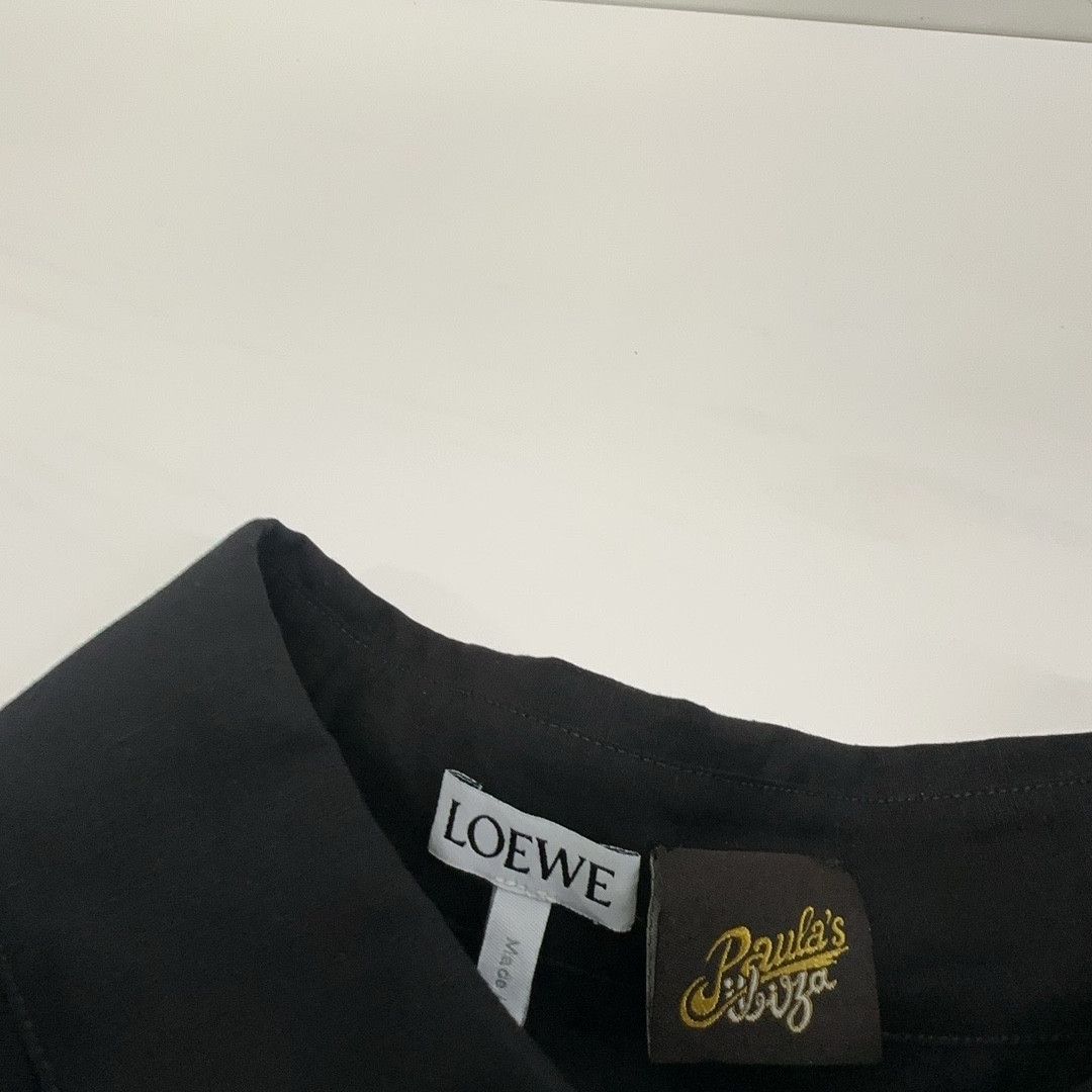 Loewe Loewe Paula's Ibiza Embroidered Logo Shirt Black Size L Size US L / EU 52-54 / 3 - 5 Thumbnail