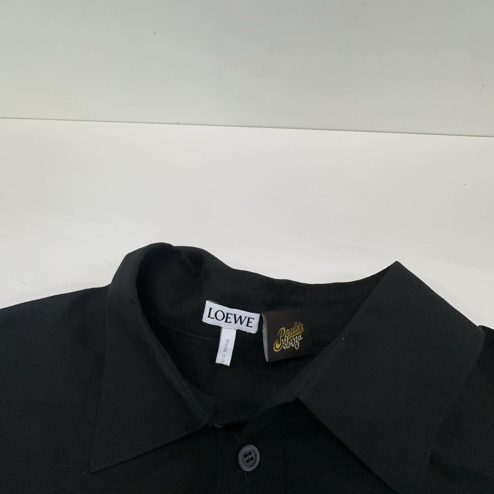 Loewe Loewe Paula's Ibiza Embroidered Logo Shirt Black Size L Size US L / EU 52-54 / 3 - 6 Thumbnail