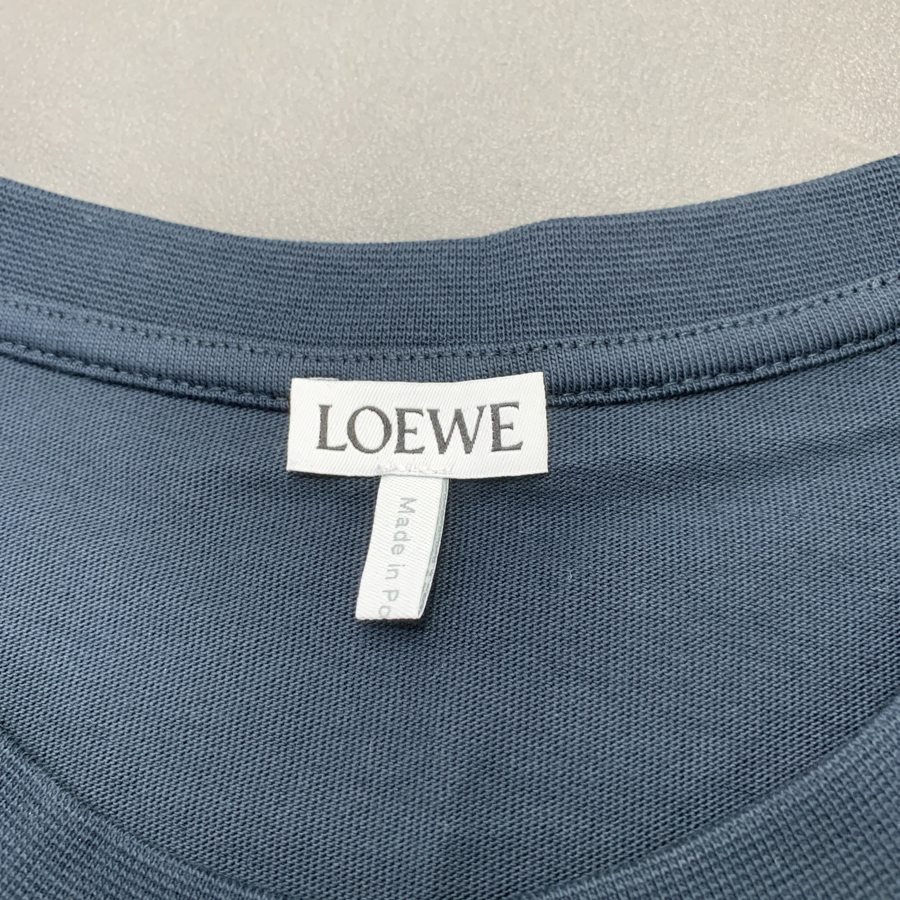 Loewe Loewe Cotton Pocket T-Shirt Navy M Size US M / EU 48-50 / 2 - 2 Thumbnail
