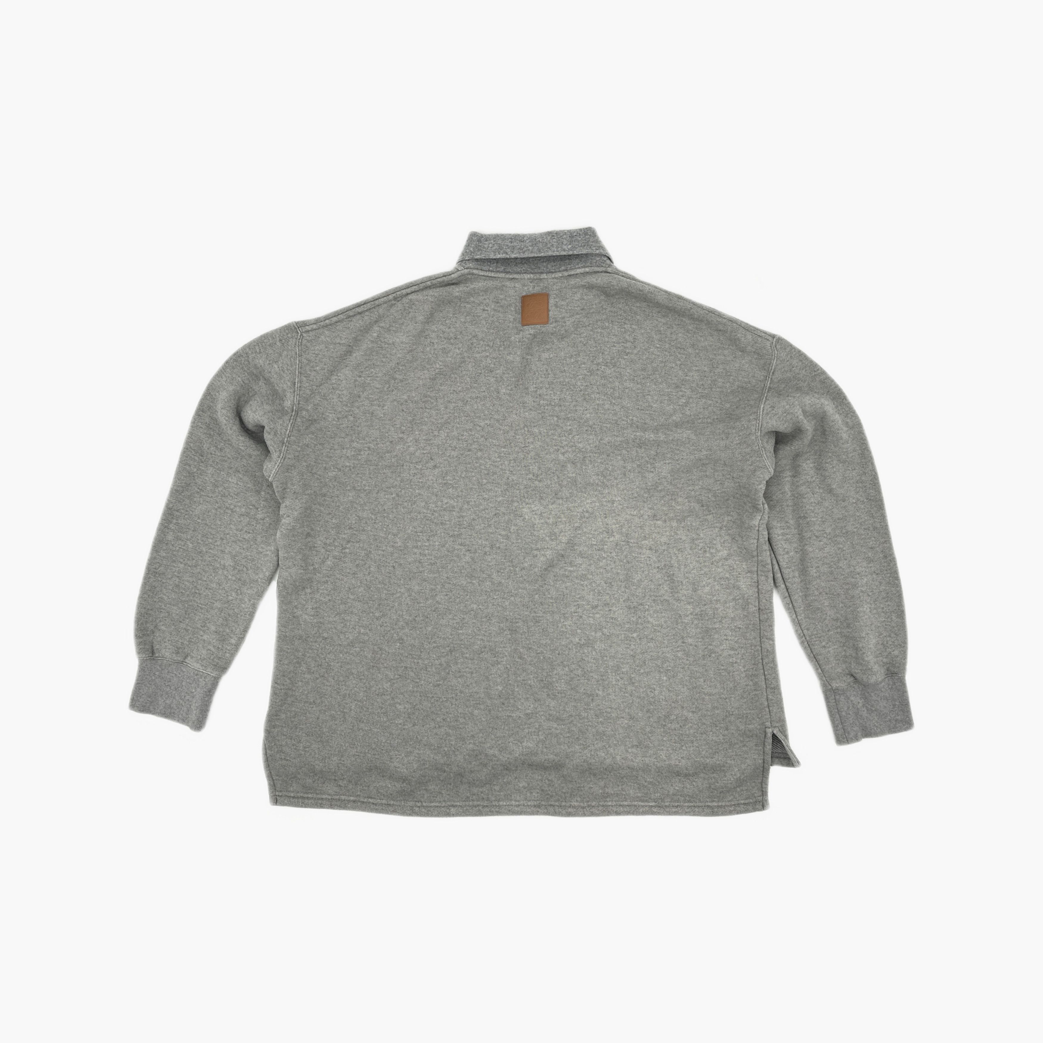 Loewe LOEWE Gray Cashmere Blend Polo Shirt Size M Size US M / EU 48-50 / 2 - 2 Thumbnail