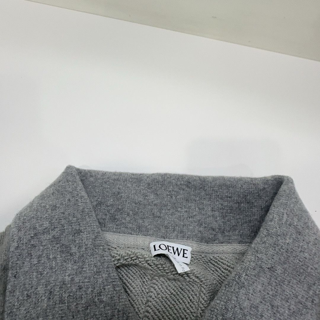 Loewe LOEWE Gray Cashmere Blend Polo Shirt Size M Size US M / EU 48-50 / 2 - 4 Thumbnail