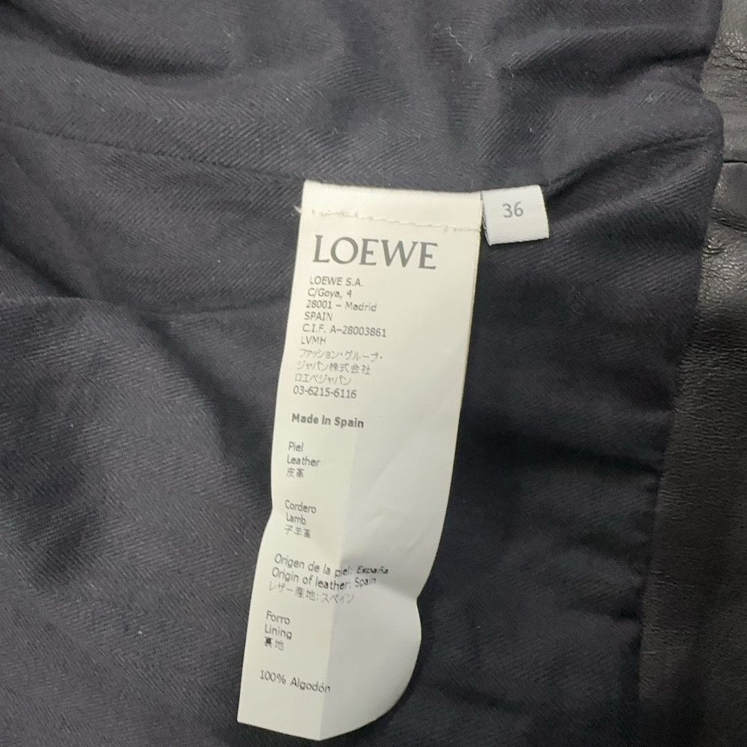 Loewe LOEWE Lambskin Biker Jacket Size 36 Size XS / US 0-2 / IT 36-38 - 4 Thumbnail