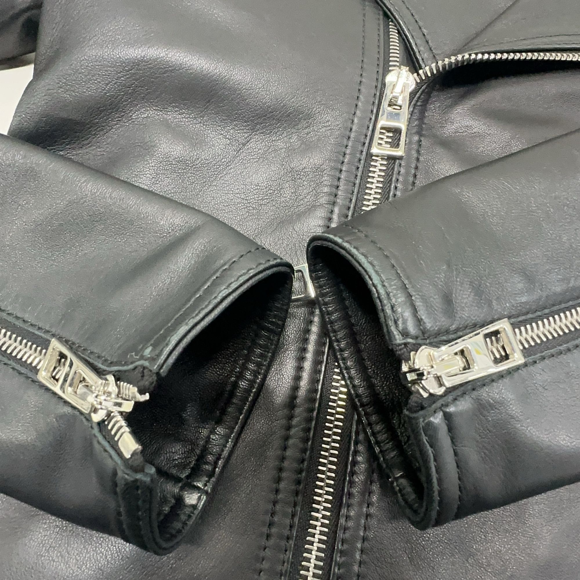 Loewe LOEWE Lambskin Biker Jacket Size 36 Size XS / US 0-2 / IT 36-38 - 10 Thumbnail
