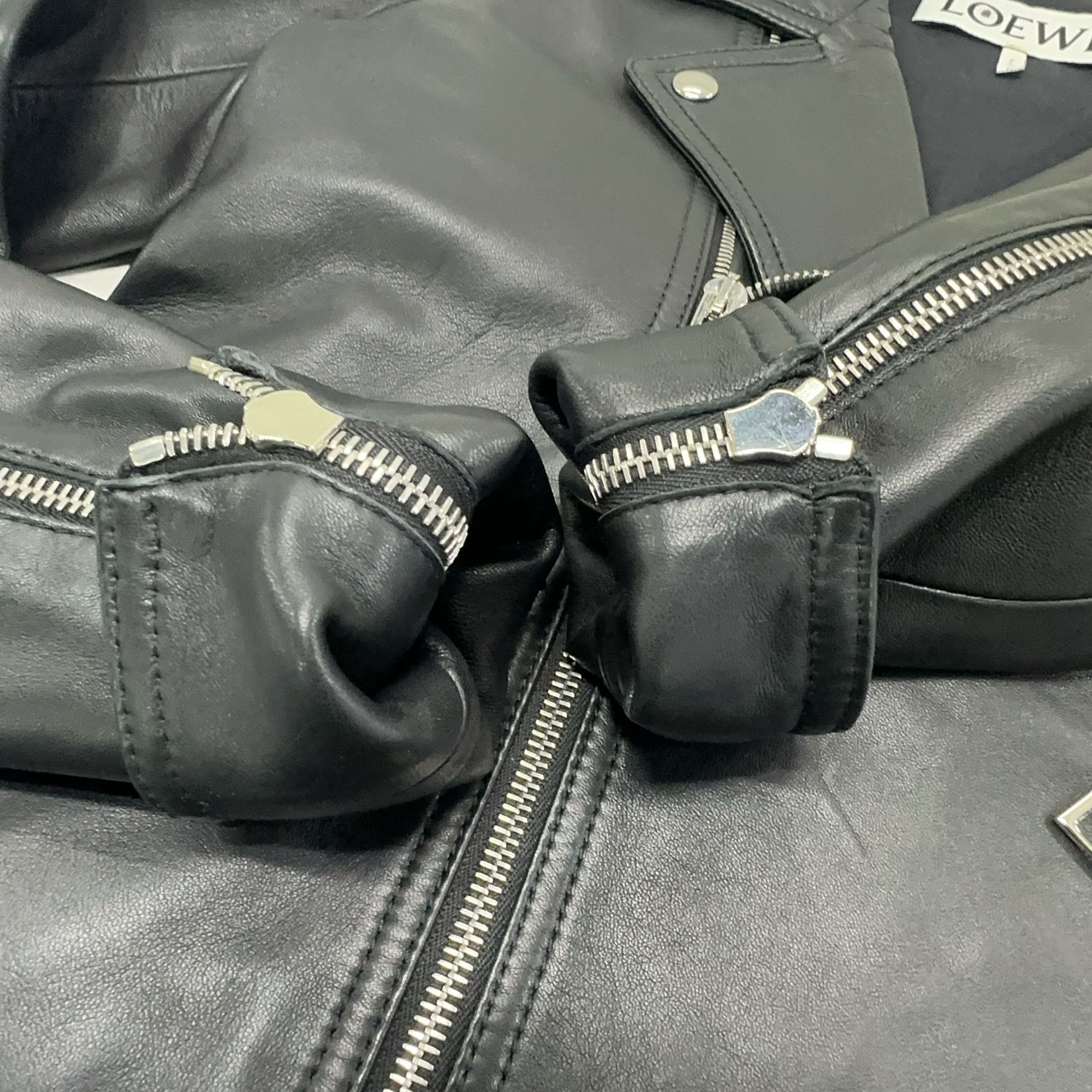 Loewe LOEWE Lambskin Biker Jacket Size 36 Size XS / US 0-2 / IT 36-38 - 11 Thumbnail