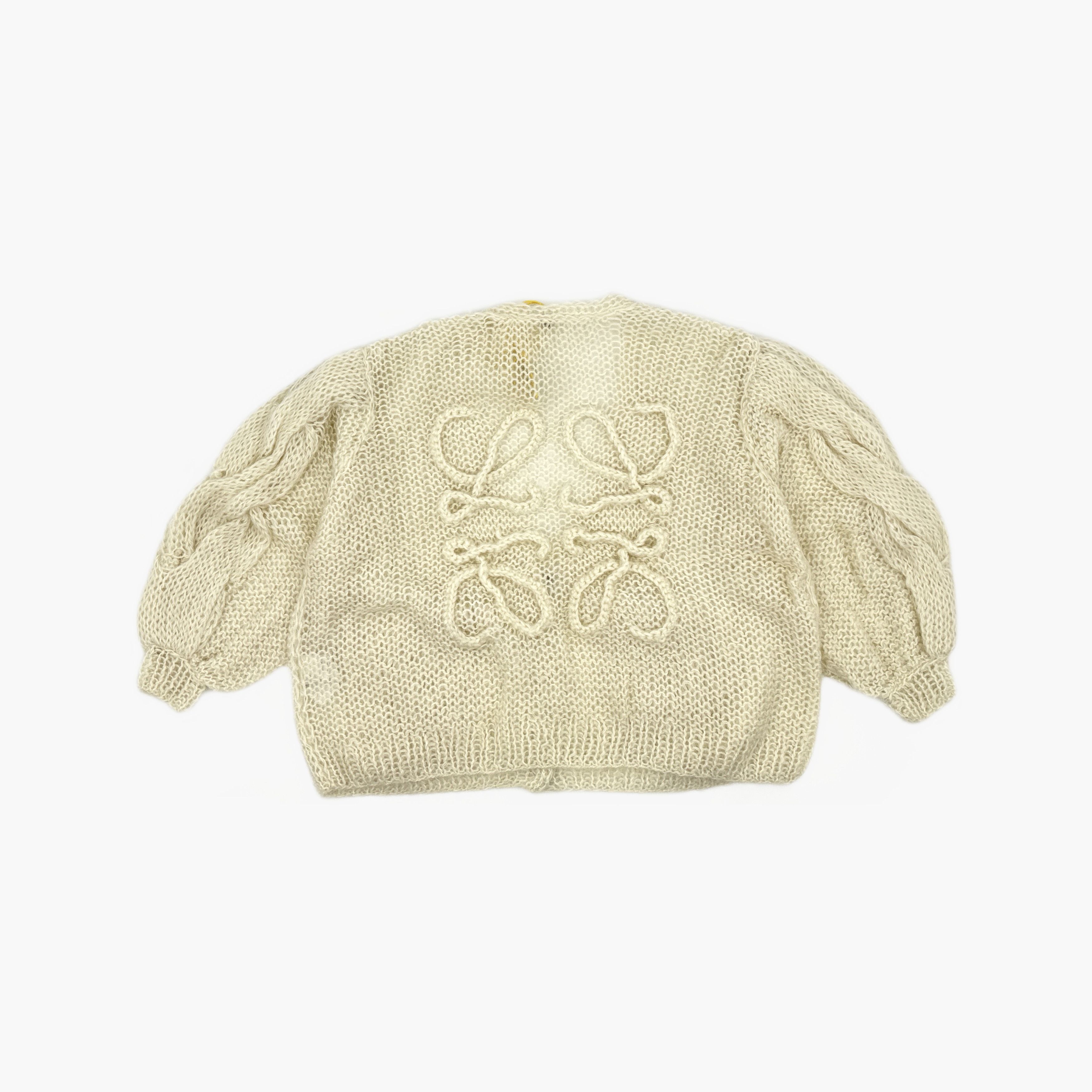 Loewe LOEWE Anagram Mohair Cardigan Size S Size S / US 4 / IT 40 - 2 Thumbnail