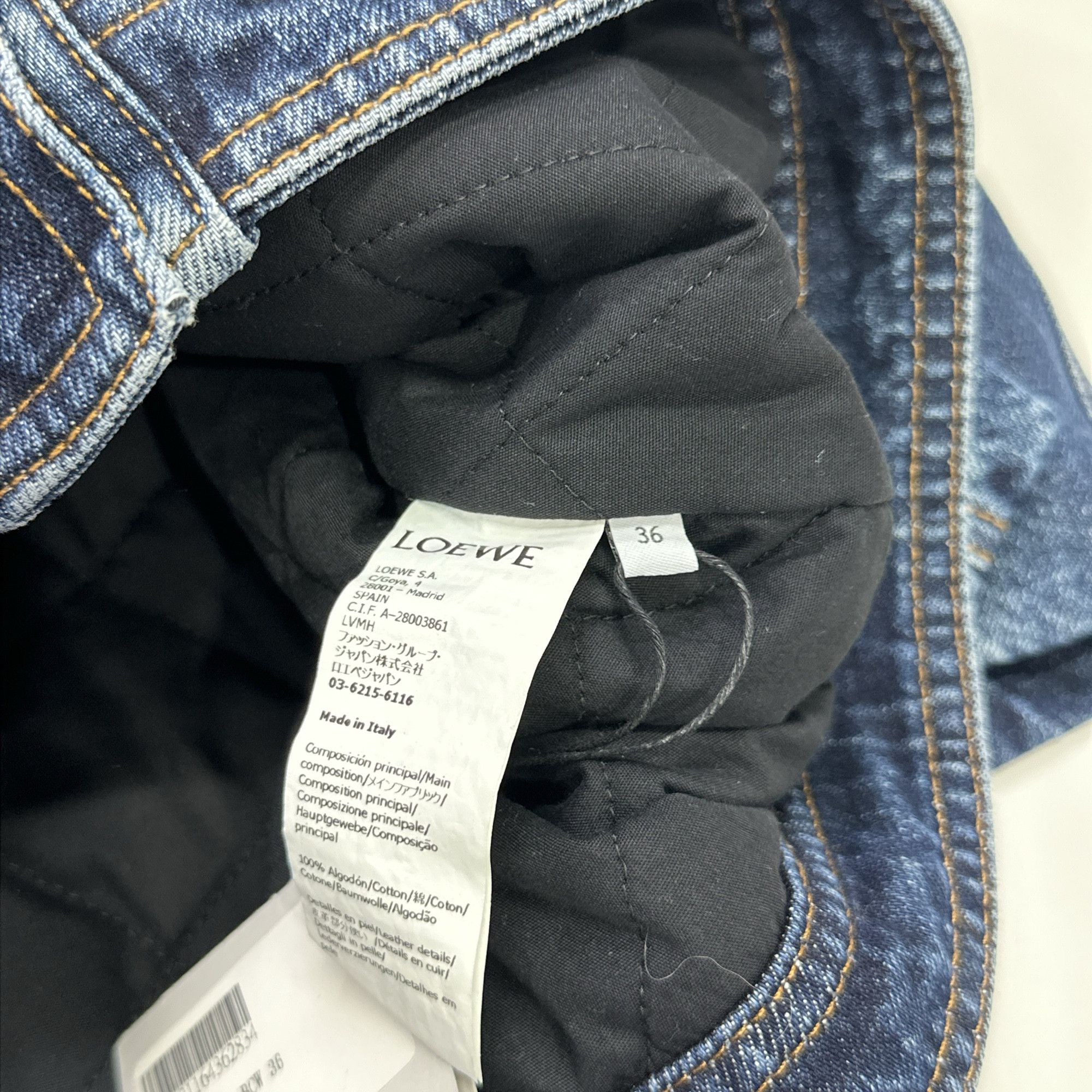 Loewe Loewe Washed Denim Jacket Size 36 Size XS / US 0-2 / IT 36-38 - 4 Thumbnail