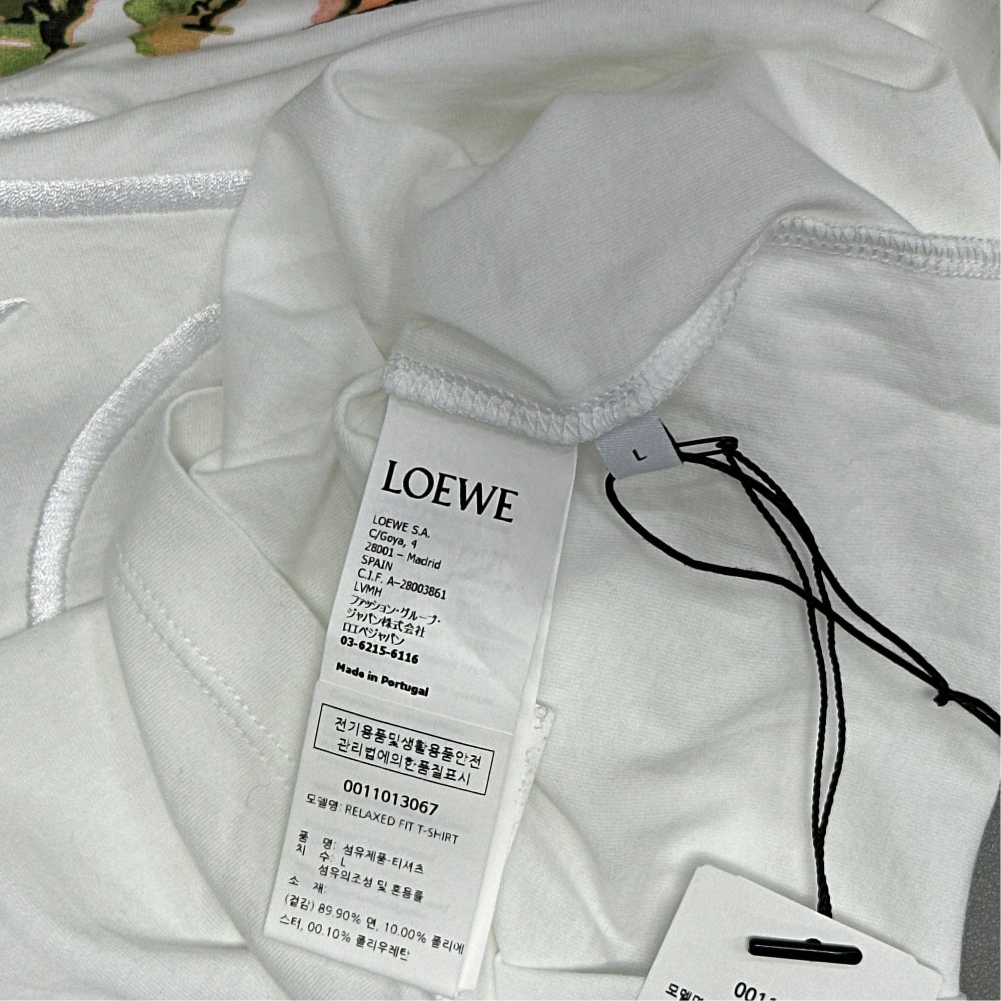 Loewe Loewe Anagram Embroidered T-Shirt Size L Size US L / EU 52-54 / 3 - 3 Thumbnail