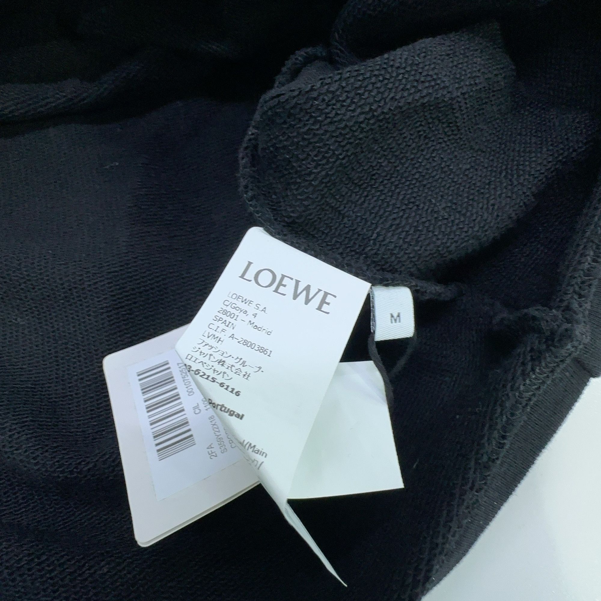 Loewe LOEWE Leather Patch Logo Hoodie Size M Size M / US 6-8 / IT 42-44 - 3 Thumbnail