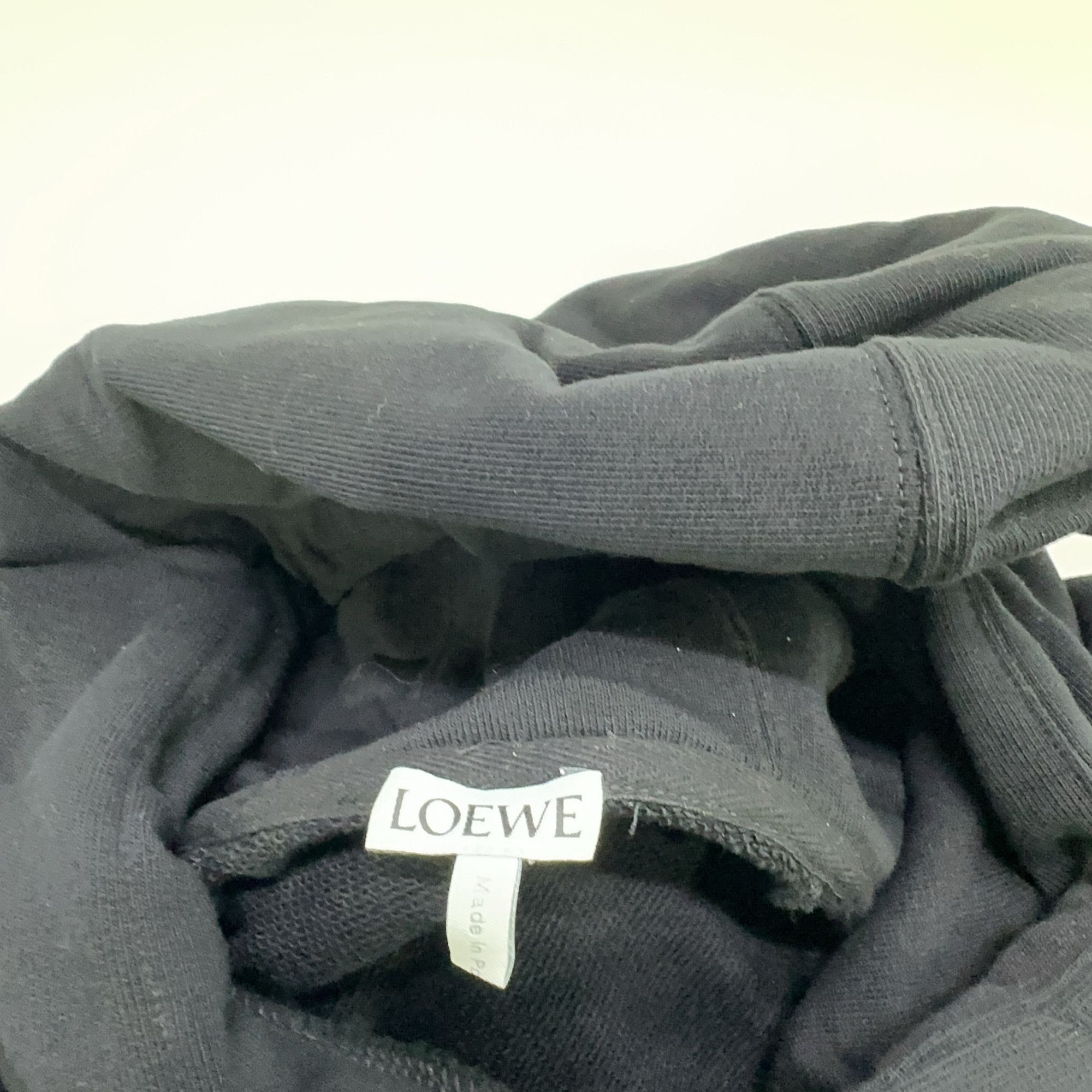 Loewe LOEWE Leather Patch Logo Hoodie Size M Size M / US 6-8 / IT 42-44 - 6 Thumbnail