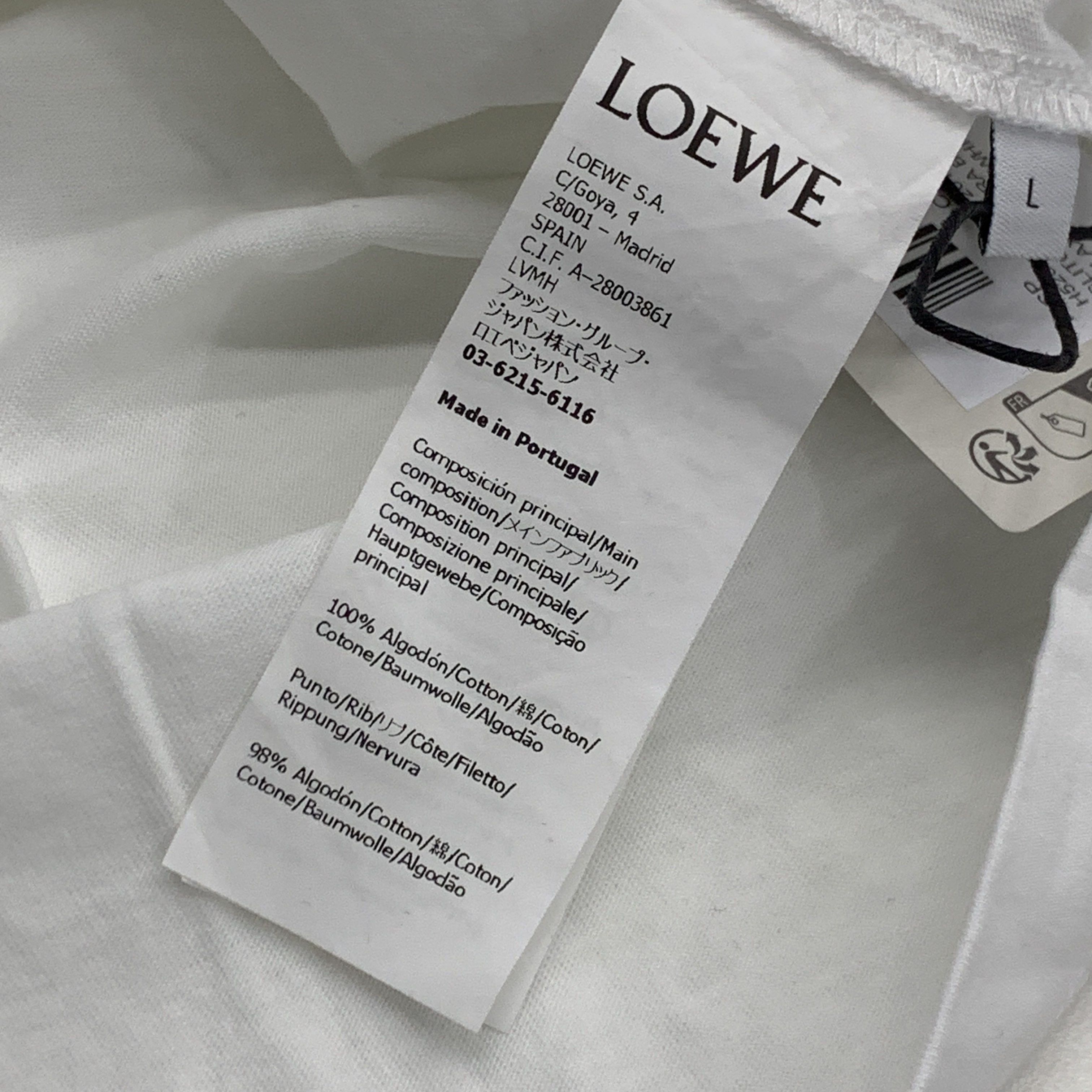 Loewe Loewe Glitch Anagram T-Shirt Size L Size US L / EU 52-54 / 3 - 4 Thumbnail