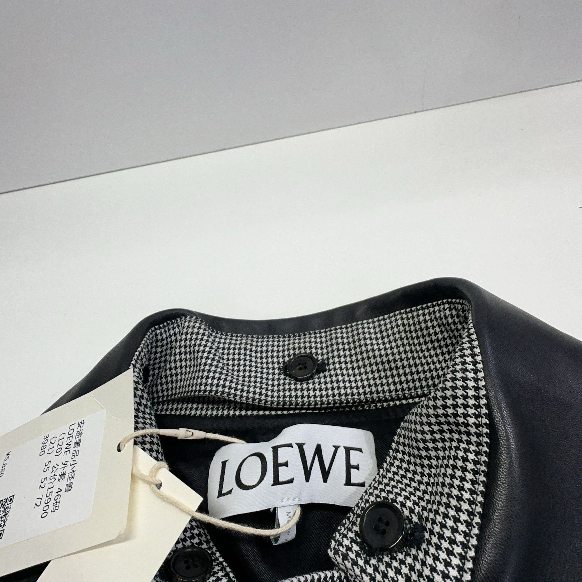 Loewe LOEWE Houndstooth Zip Jacket Size 46 Size US S / EU 44-46 / 1 - 3 Thumbnail