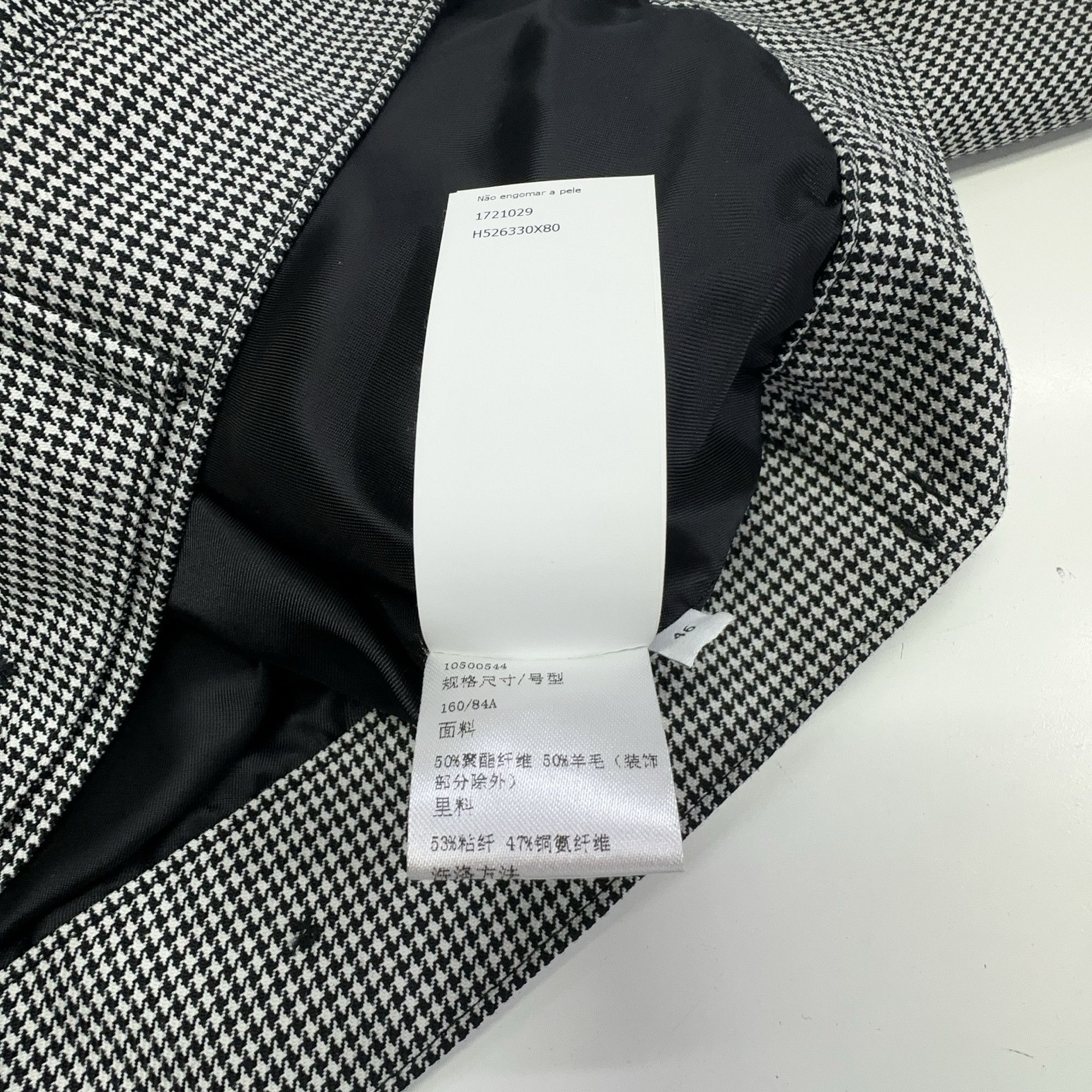 Loewe LOEWE Houndstooth Zip Jacket Size 46 Size US S / EU 44-46 / 1 - 6 Thumbnail