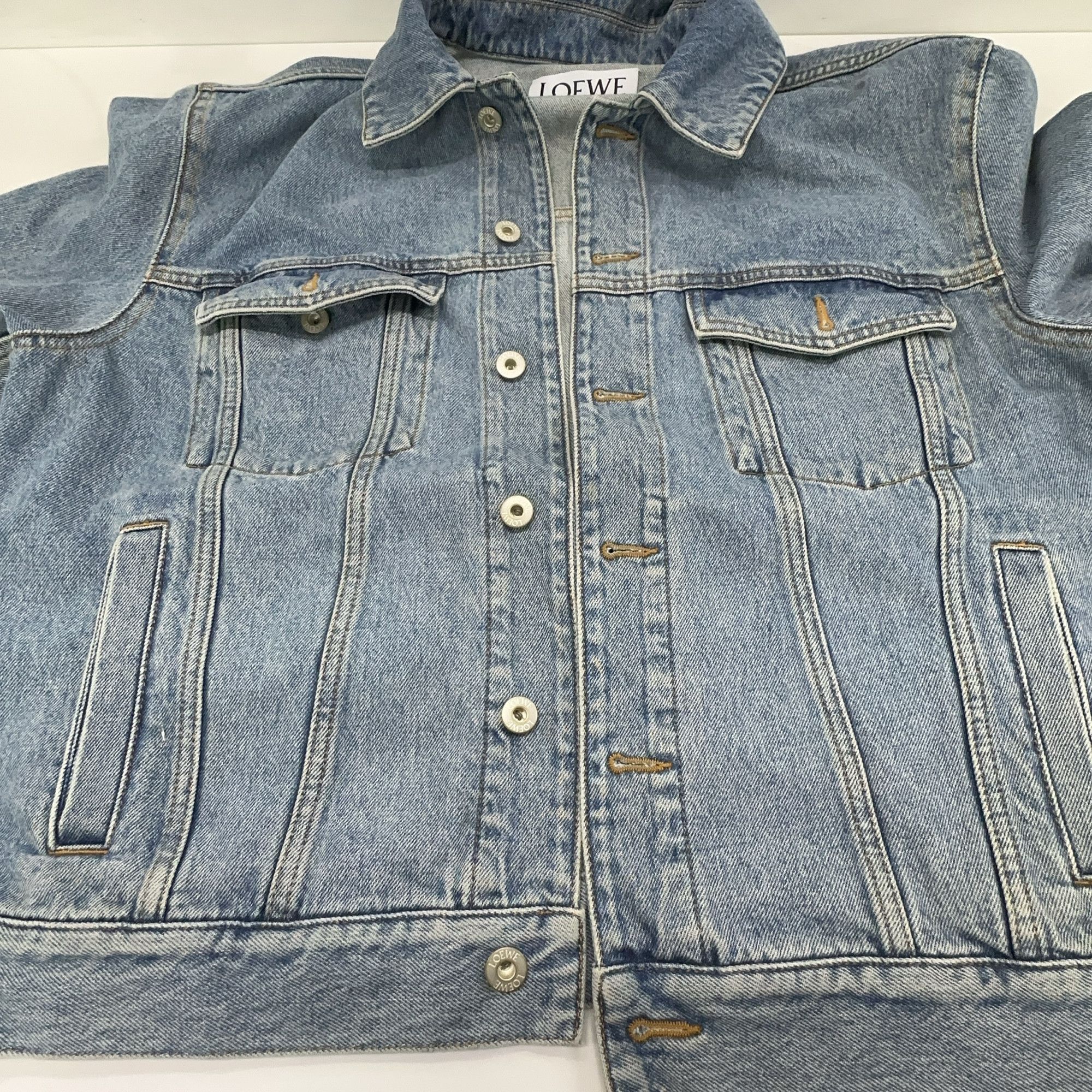 Loewe LOEWE Anagram Denim Jacket Size 48 Size US M / EU 48-50 / 2 - 7 Thumbnail