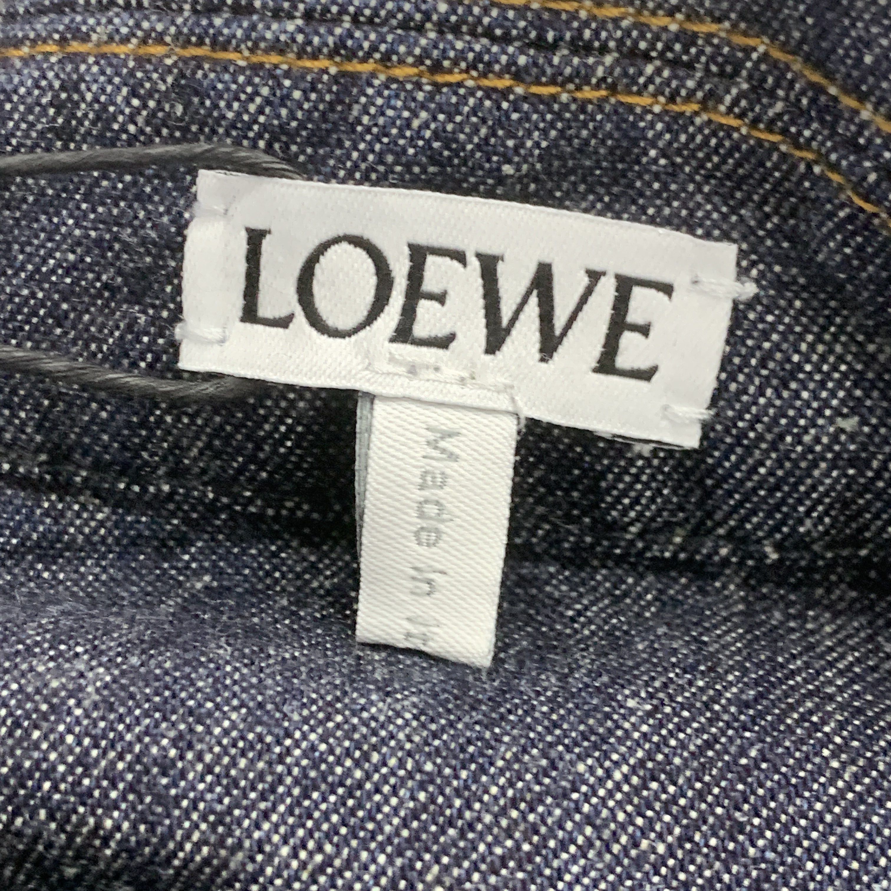 Loewe Loewe Anagram Embroidered Denim Button Up Shirt Size 40 Size S / US 4 / IT 40 - 3 Thumbnail