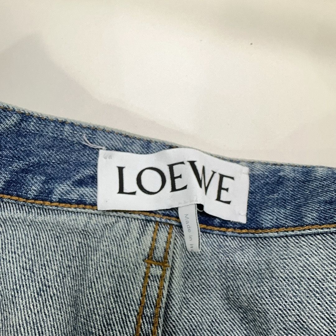 Loewe Loewe Anagram Embroidered Jeans Size 38 Size 26" / US 2 / IT 38 - 5 Thumbnail
