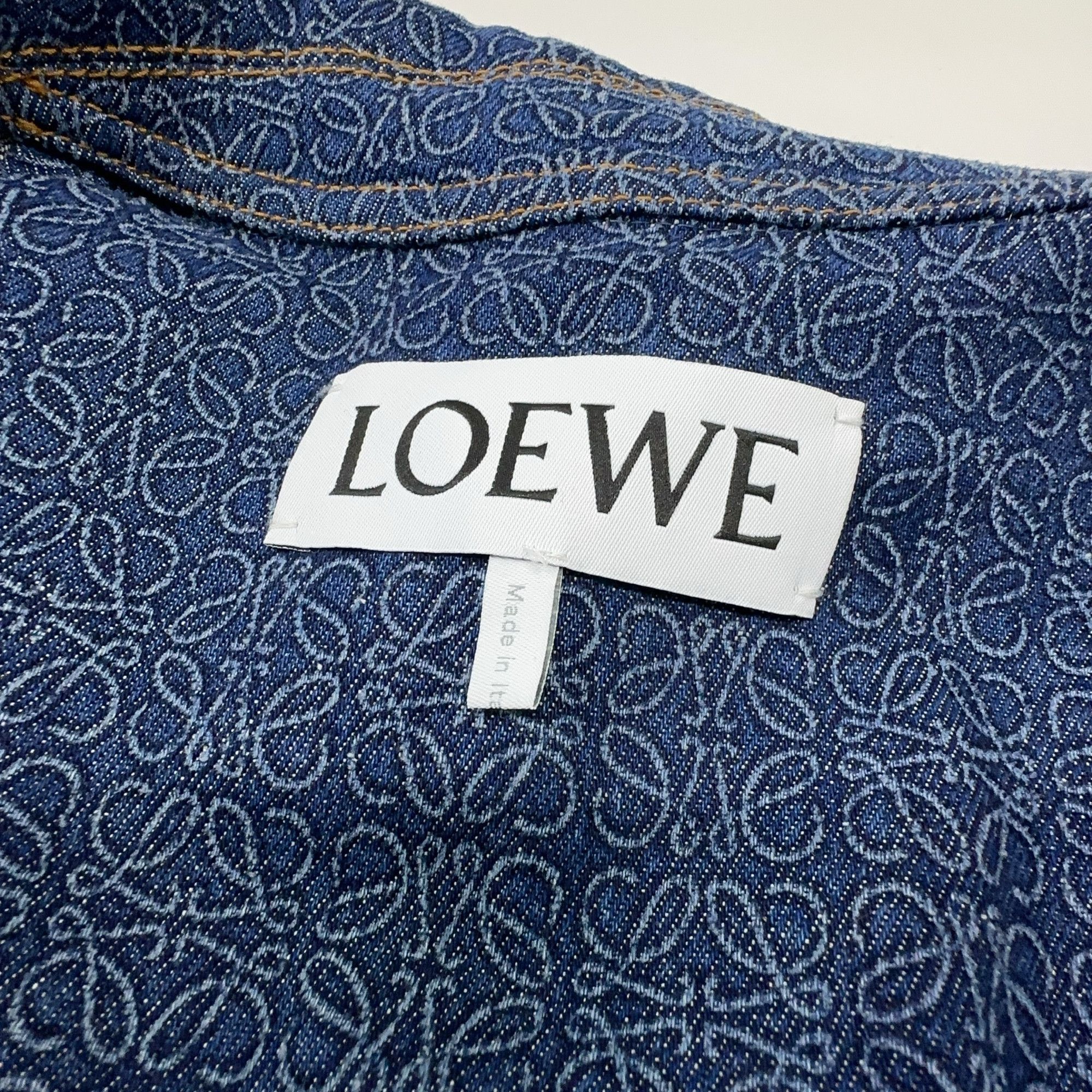 Loewe Loewe Anagram Denim Jacket Size 38 Size XS / US 0-2 / IT 36-38 - 5 Thumbnail