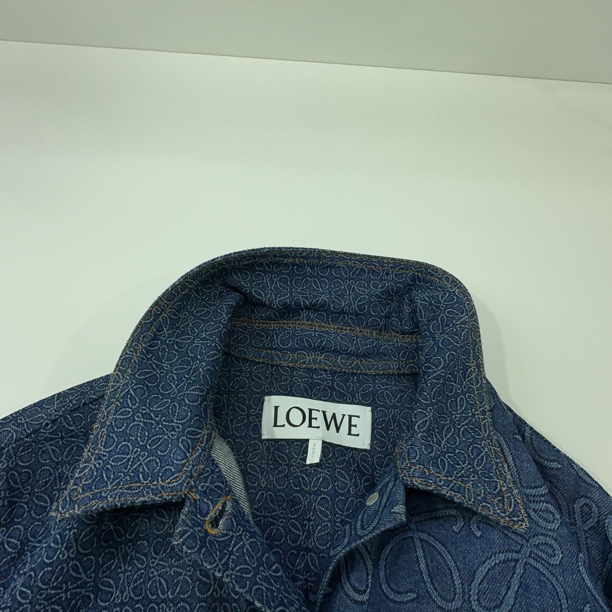 Loewe Loewe Anagram Denim Jacket Size 38 Size XS / US 0-2 / IT 36-38 - 6 Thumbnail