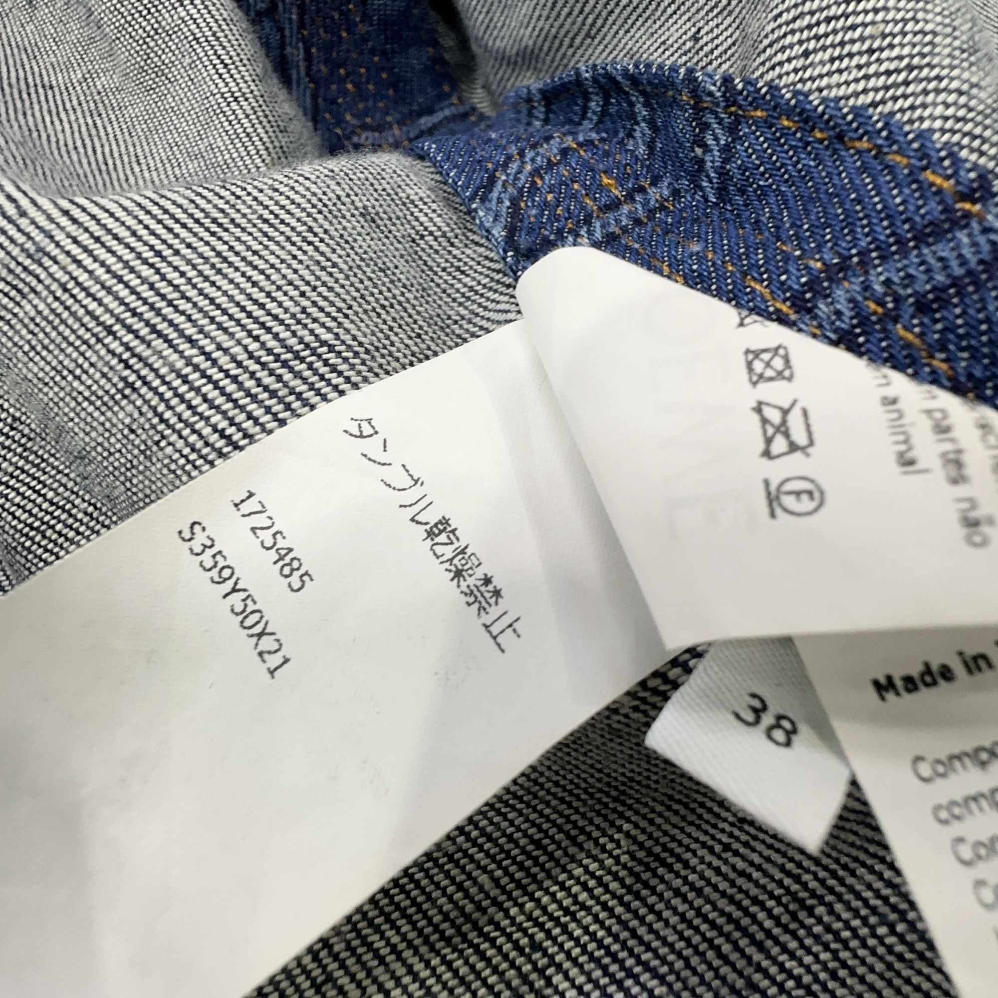 Loewe Loewe Anagram Denim Jacket Size 38 Size XS / US 0-2 / IT 36-38 - 3 Thumbnail