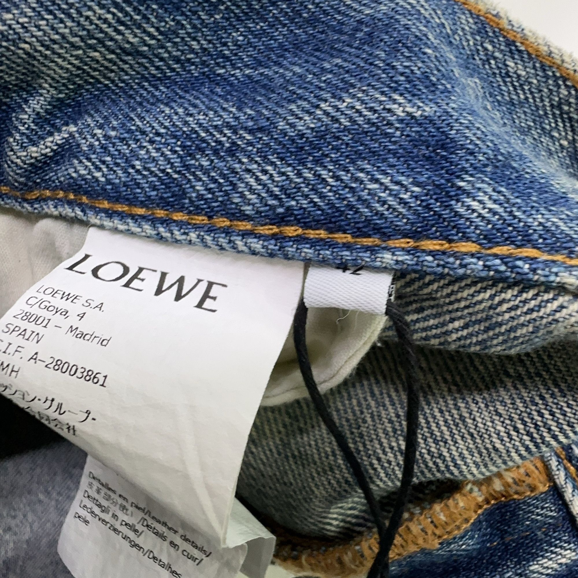 Loewe LOEWE Blue Jeans Size IT 42 Size 28" / US 6 / IT 42 - 4 Thumbnail