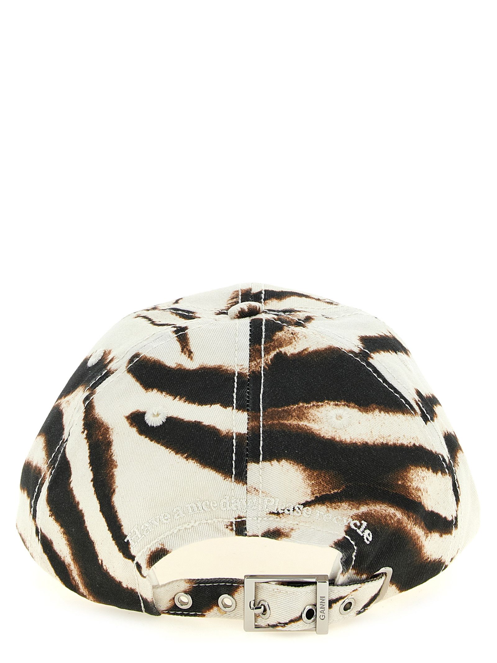 Ganni Animal Print Cap Size ONE SIZE - 3 Thumbnail