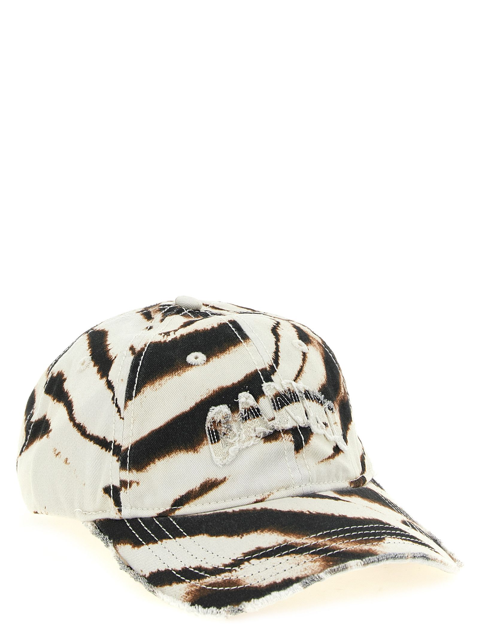 Ganni Animal Print Cap Size ONE SIZE - 2 Thumbnail