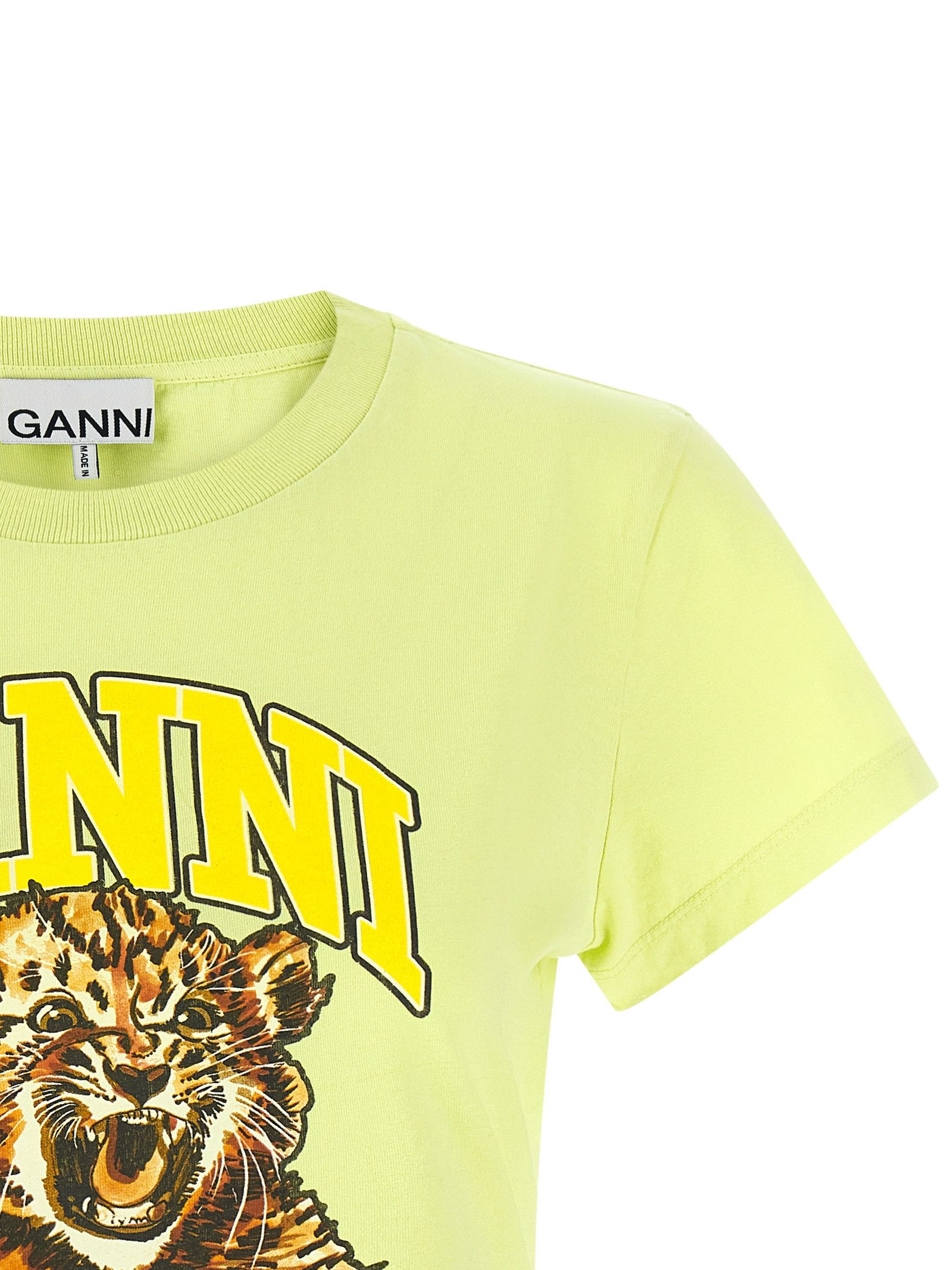 Ganni 'Tiger' T-Shirt Size S / US 4 / IT 40 - 3 Thumbnail