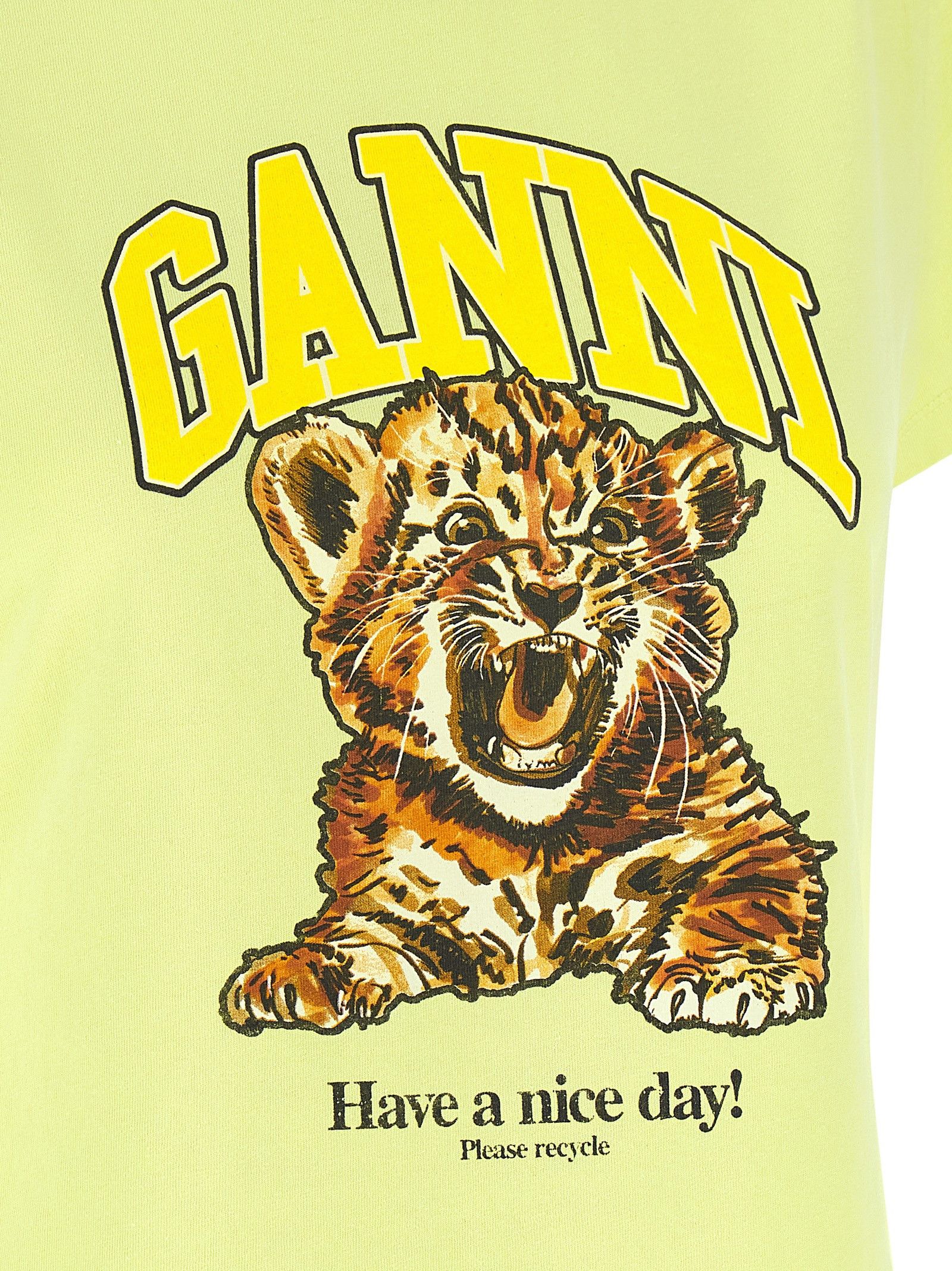 Ganni 'Tiger' T-Shirt Size XS / US 0-2 / IT 36-38 - 4 Thumbnail