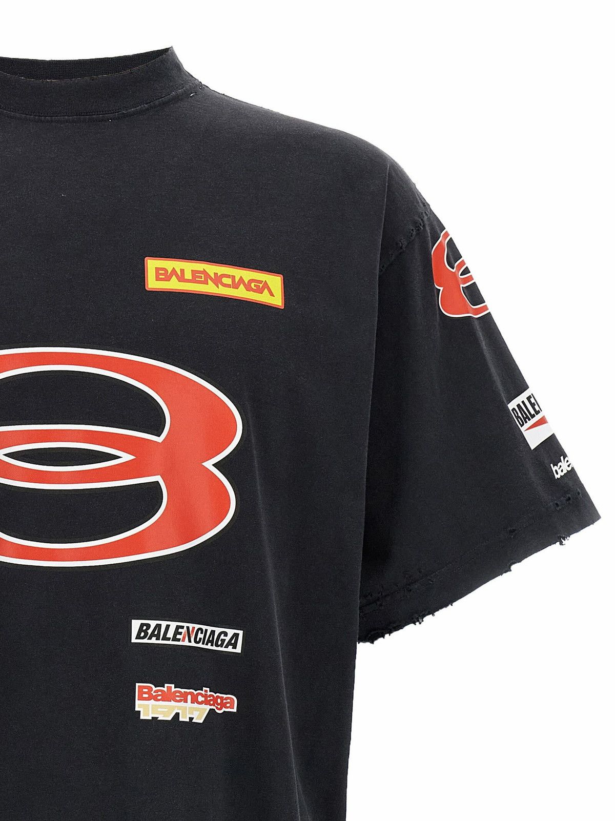 Balenciaga sponsor Logos Oversize T-shirt Size US M / EU 48-50 / 2 - 3 Thumbnail