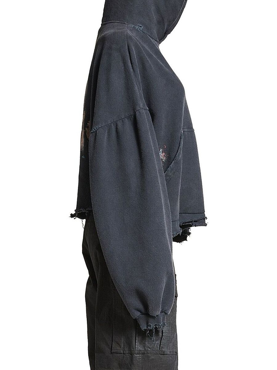 Balenciaga Balenciaga Nail Polish Cropped Hoodie Size US XS / EU 42 / 0 - 3 Thumbnail