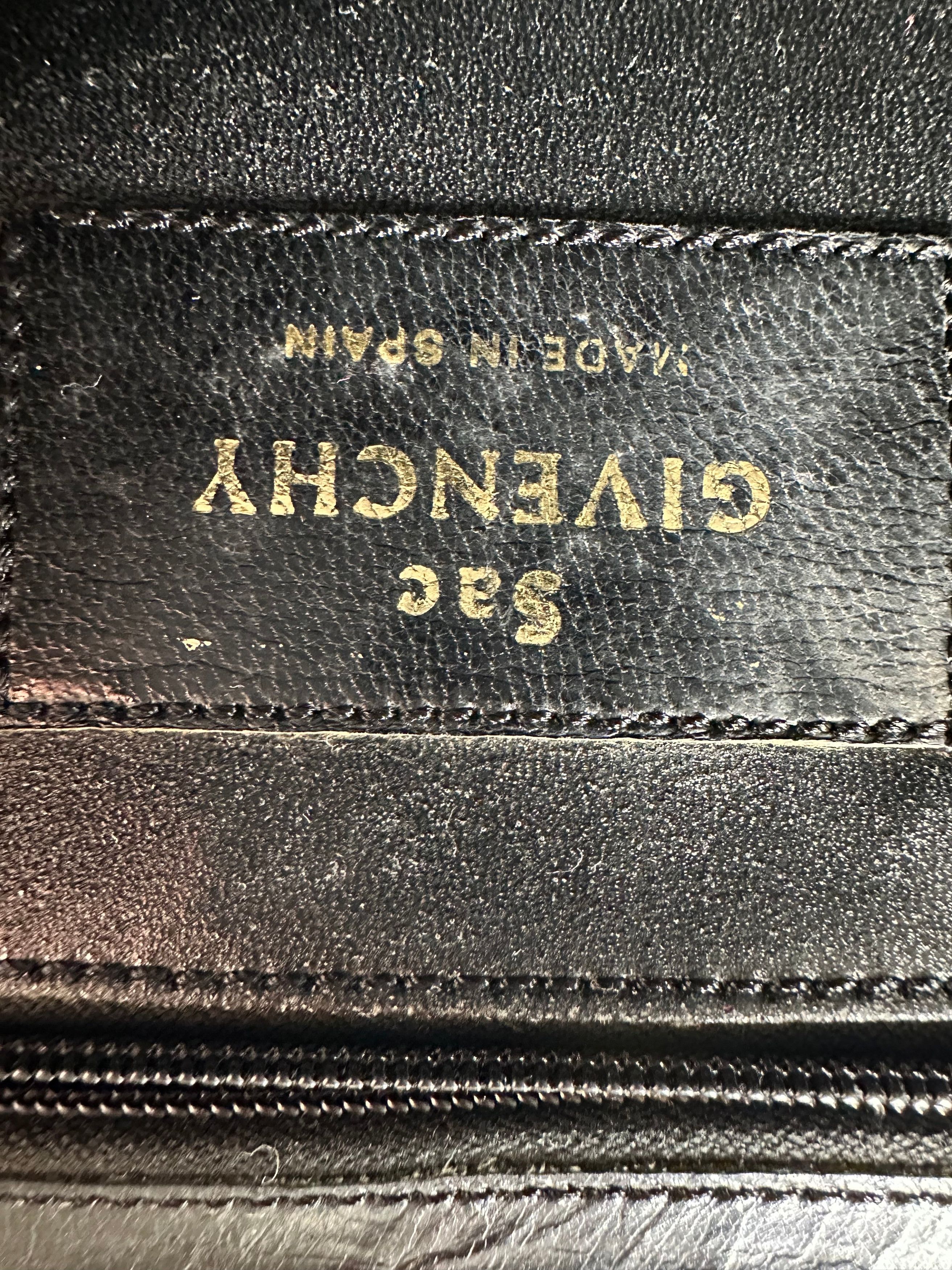 Givenchy Vintage Shoulder Bag Leather Black Size ONE SIZE - 4 Thumbnail