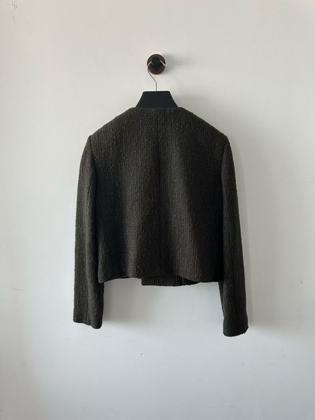Celine Celine Dark Green Double-Breasted Short Coat Size XS / US 0-2 / IT 36-38 - 2 Thumbnail