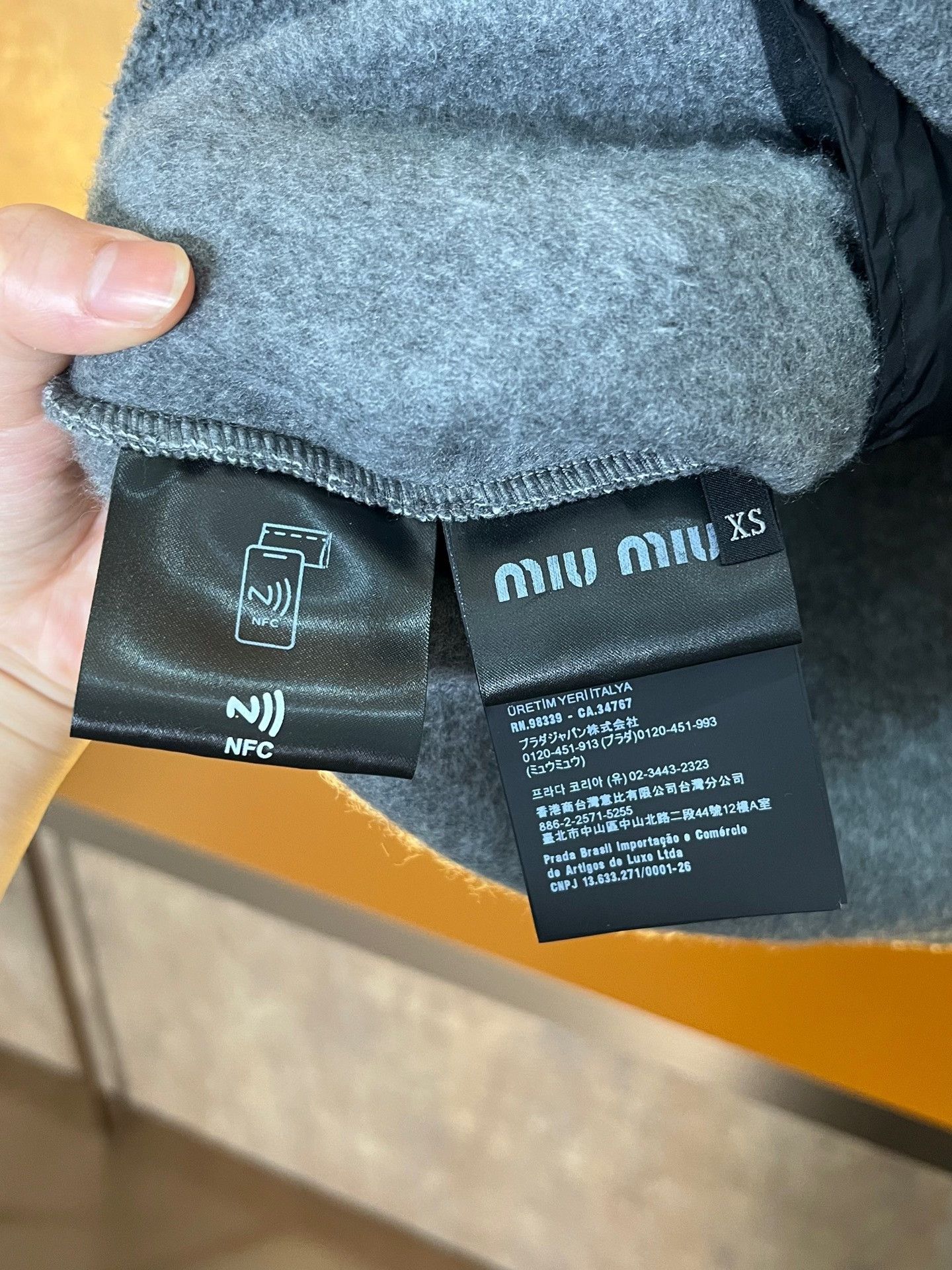 Miu Miu Miu Miu Gray Fleece Zip Vest Size XS / US 0-2 / IT 36-38 - 5 Thumbnail