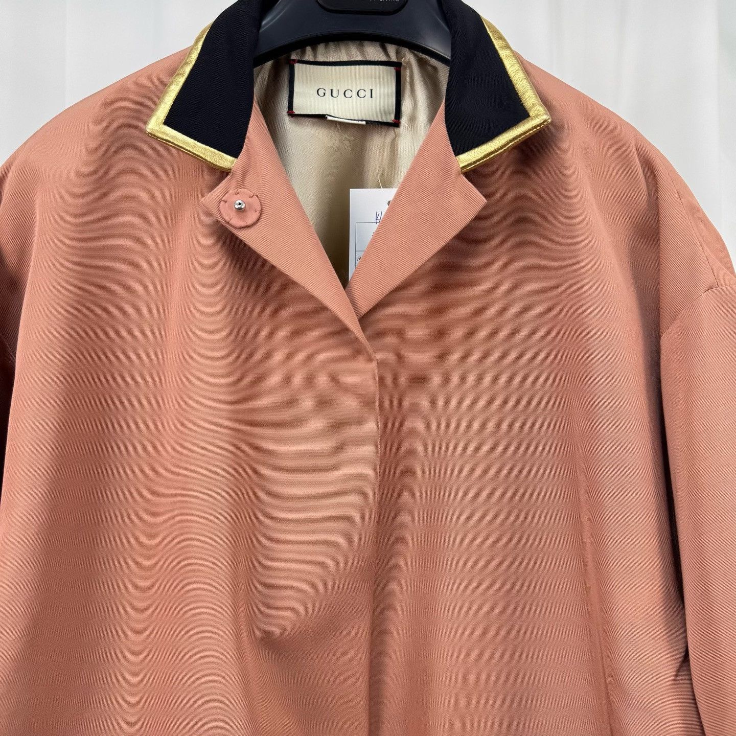 Gucci Gucci Gold Thread Embroidered Logo Jacket Size S / US 4 / IT 40 - 3 Thumbnail
