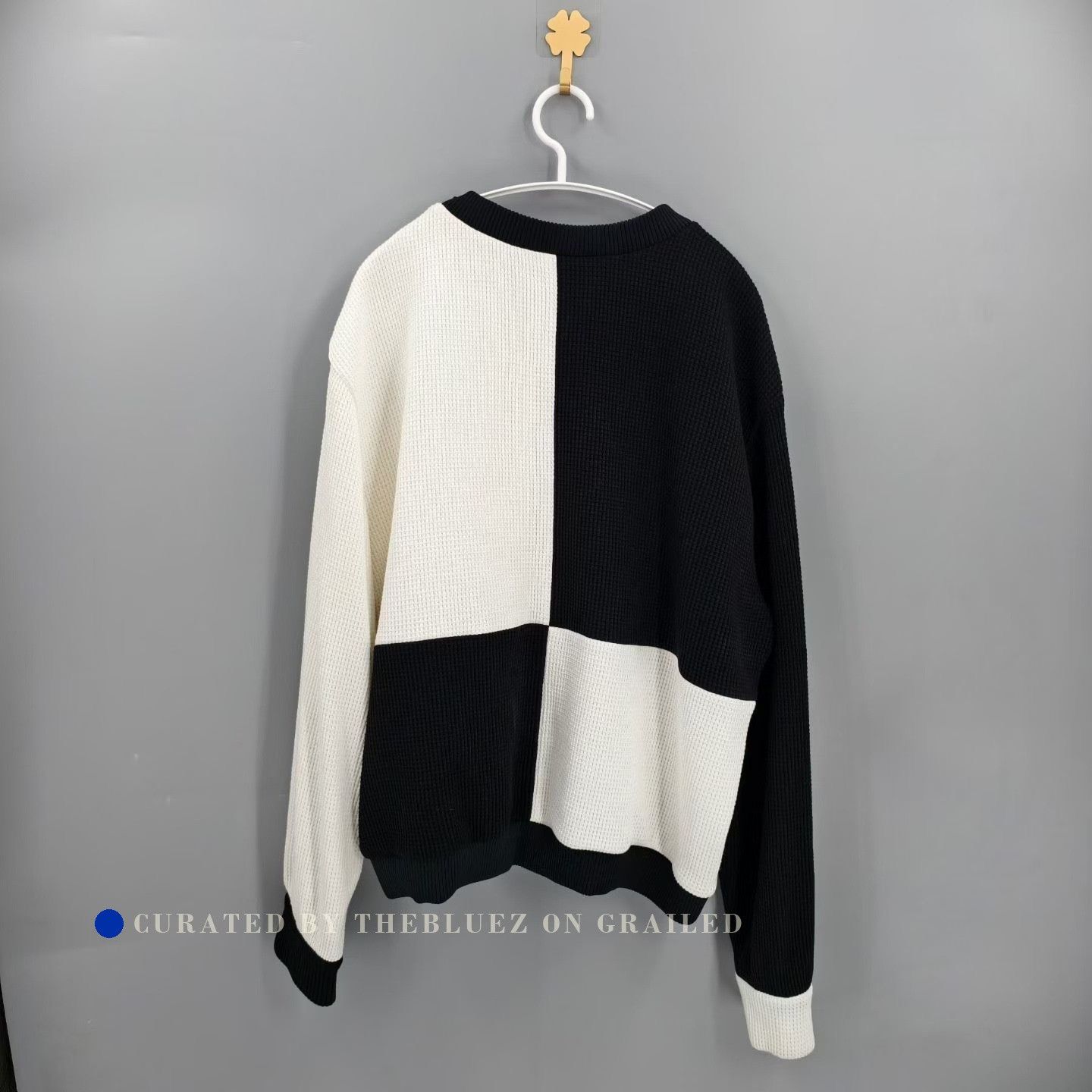 Chanel Chanel Pre-Spring Diamond Buckle Waffle Knit Sweater Size XL / US 12-14 / IT 48-50 - 2 Thumbnail