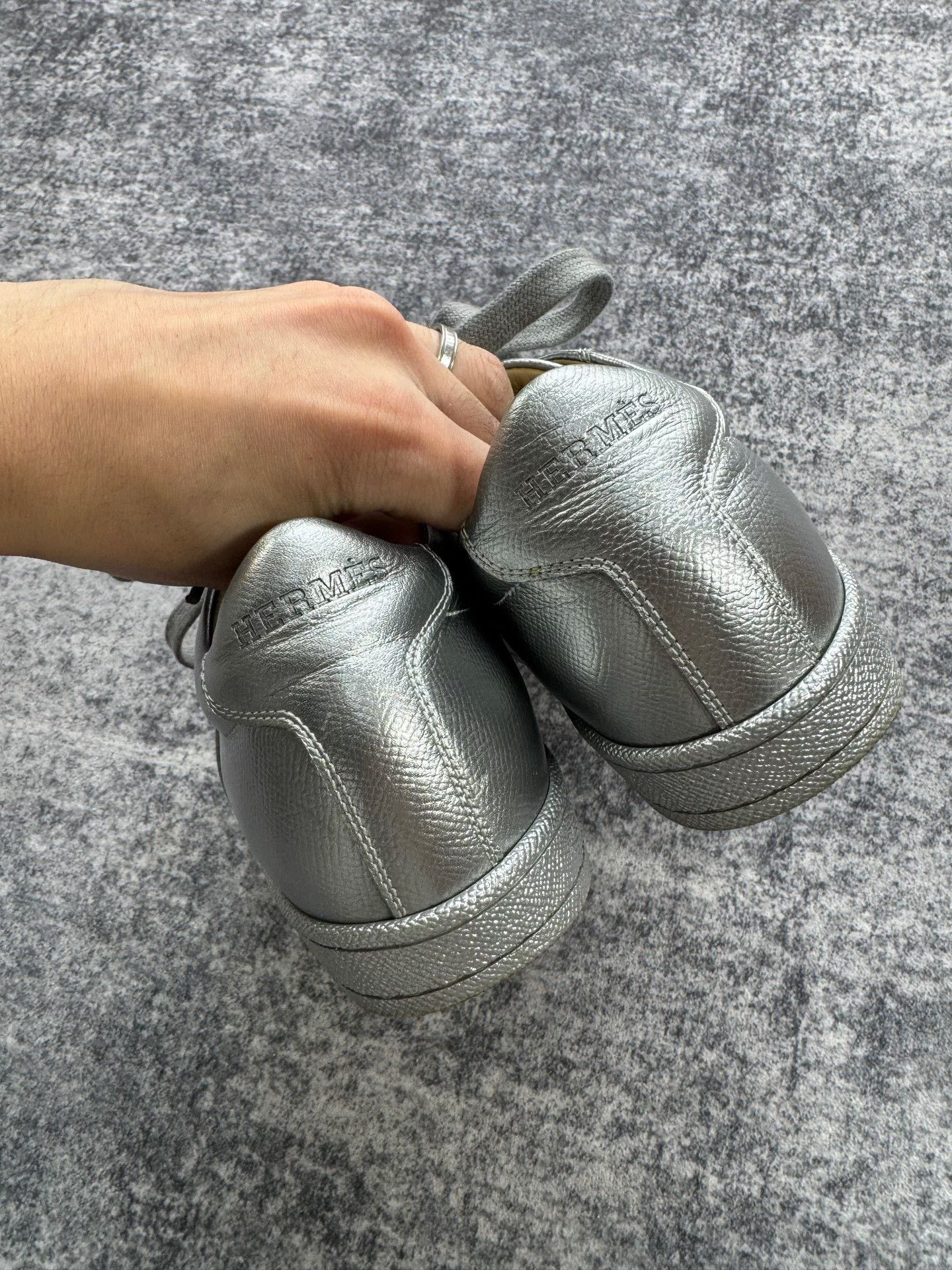 Hermes Hermes Silver Sneakers Size US 5.5 / IT 35.5 - 3 Thumbnail