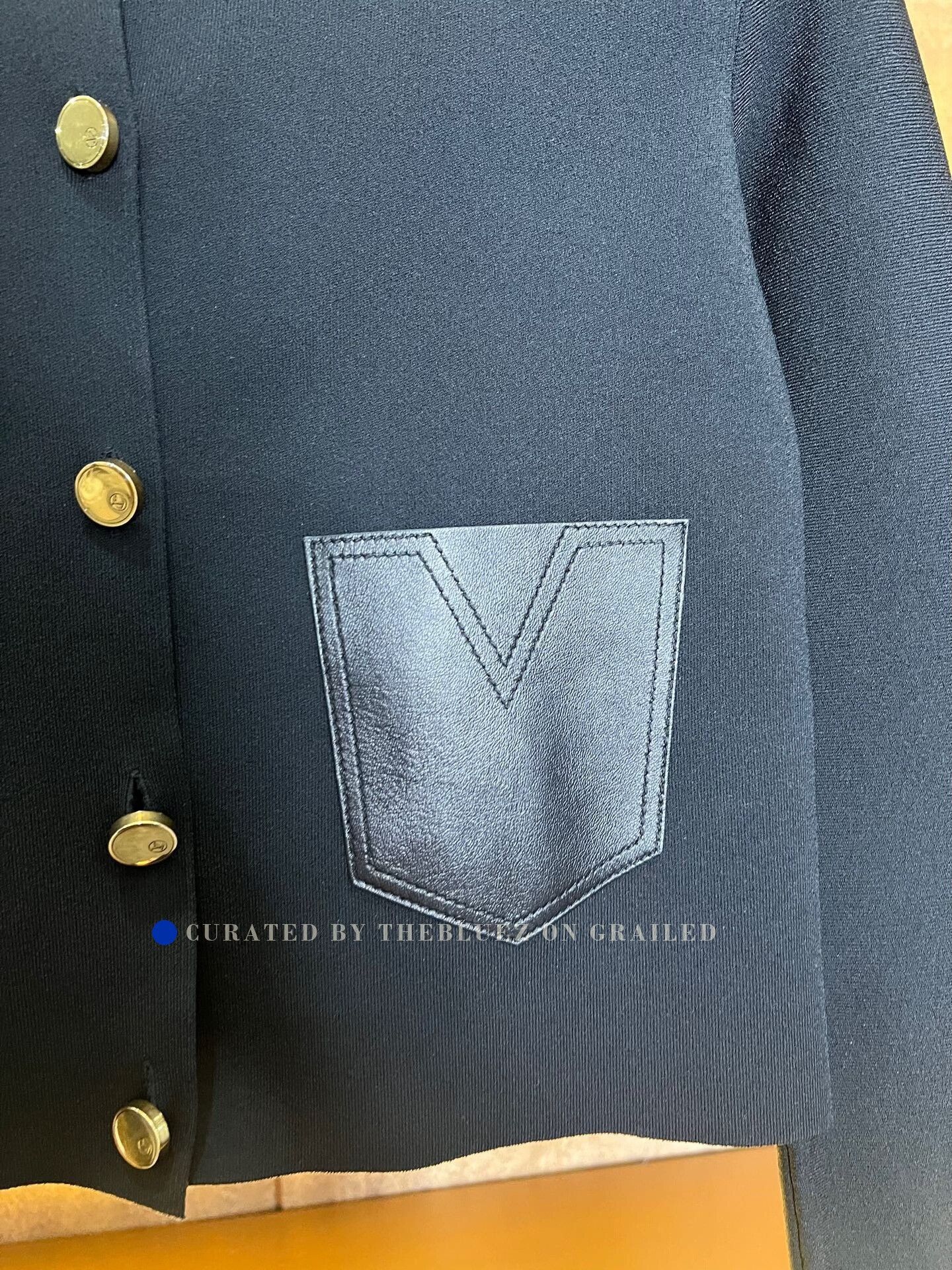 Louis Vuitton Louis Vuitton Gold Buckle Patchwork Pocket Cardigan Size XS / US 0-2 / IT 36-38 - 3 Thumbnail