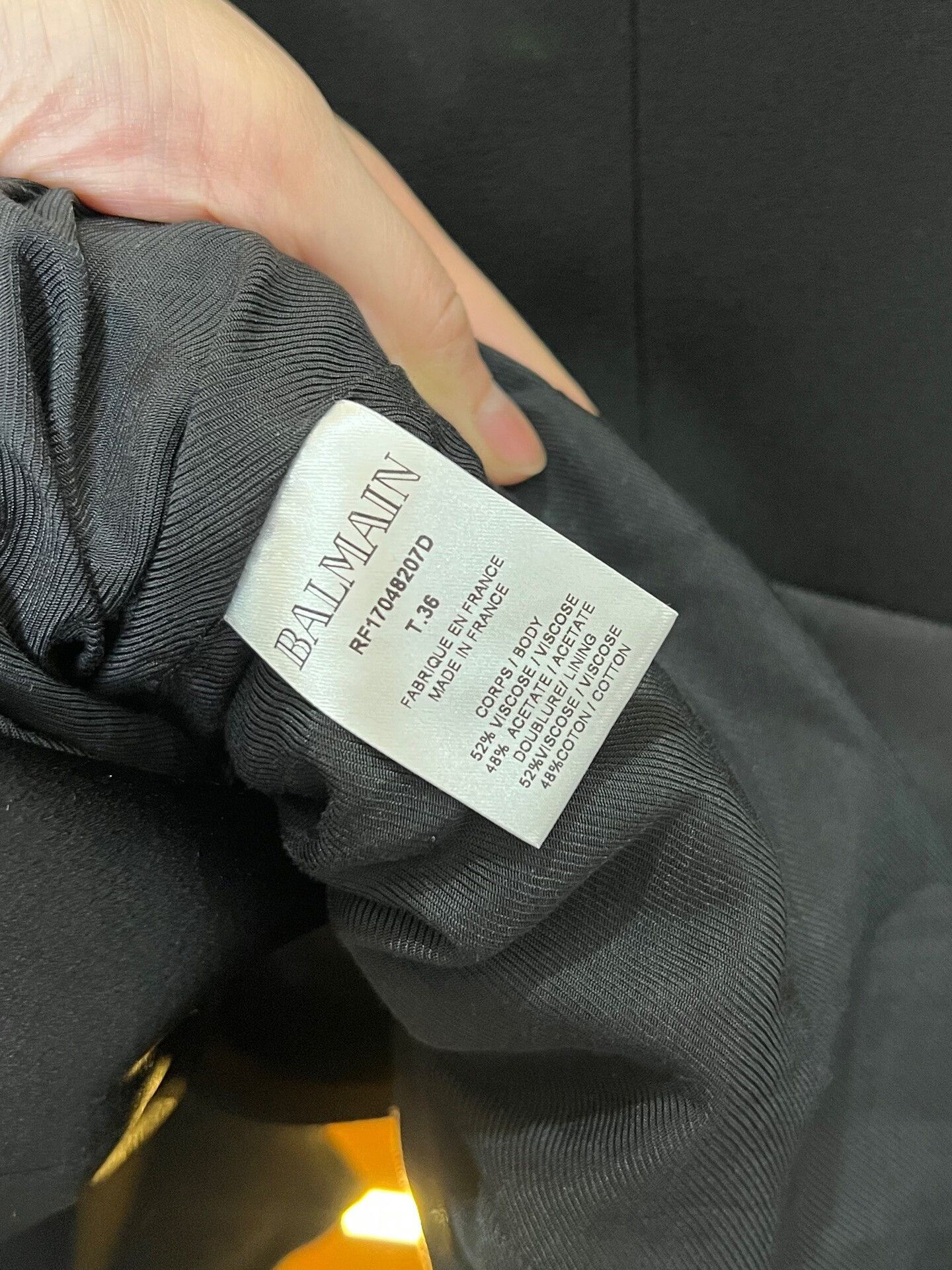 Balmain Balmain Gold Button Robe Coat Size XS / US 0-2 / IT 36-38 - 4 Thumbnail