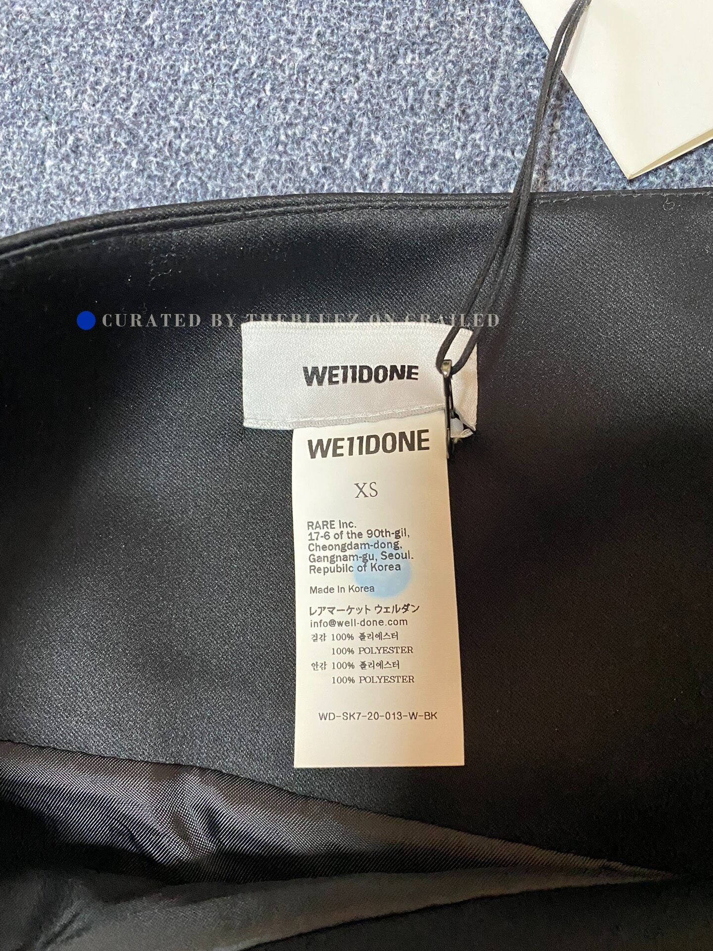WE11DONE we11done Pencil Skirt XS Size 34" / US 12 / IT 48 - 3 Thumbnail