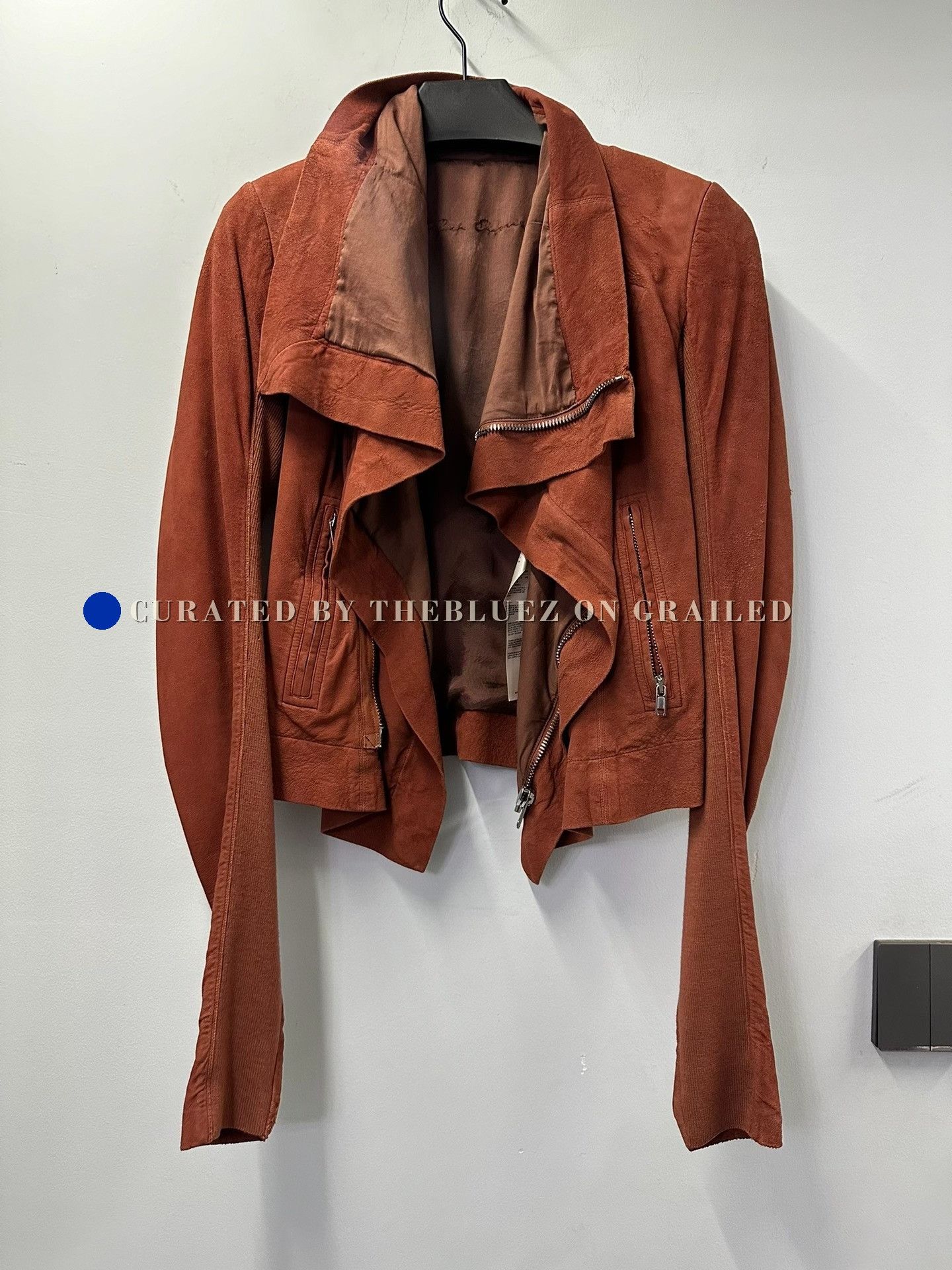 Rick Owens Rick Owens Leather Biker Jacket Size S / US 4 / IT 40 - 2 Thumbnail