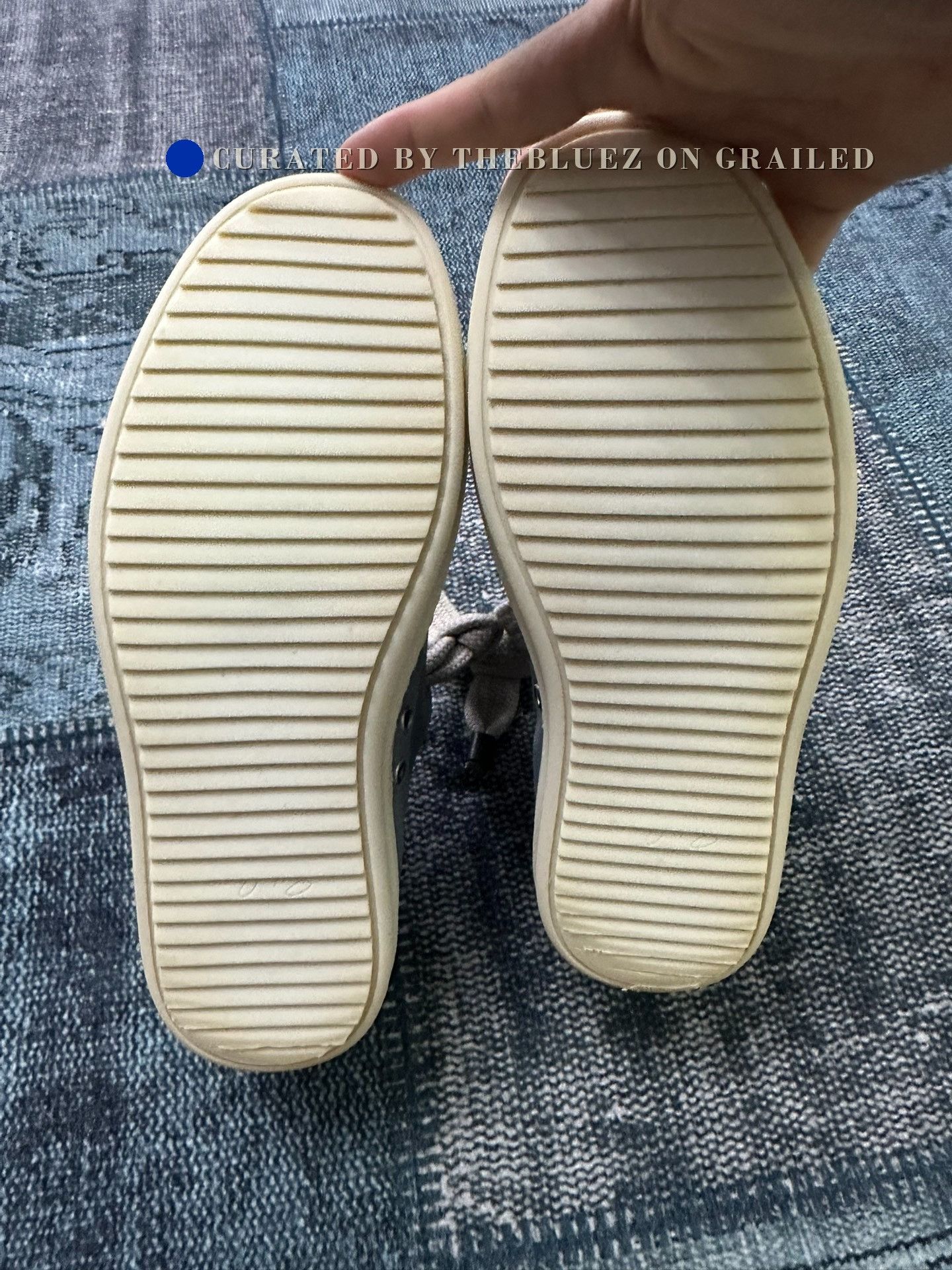 Rick Owens Rick Owens Low-Top Haze Blue Sneakers Size US 7 / IT 37 - 4 Thumbnail